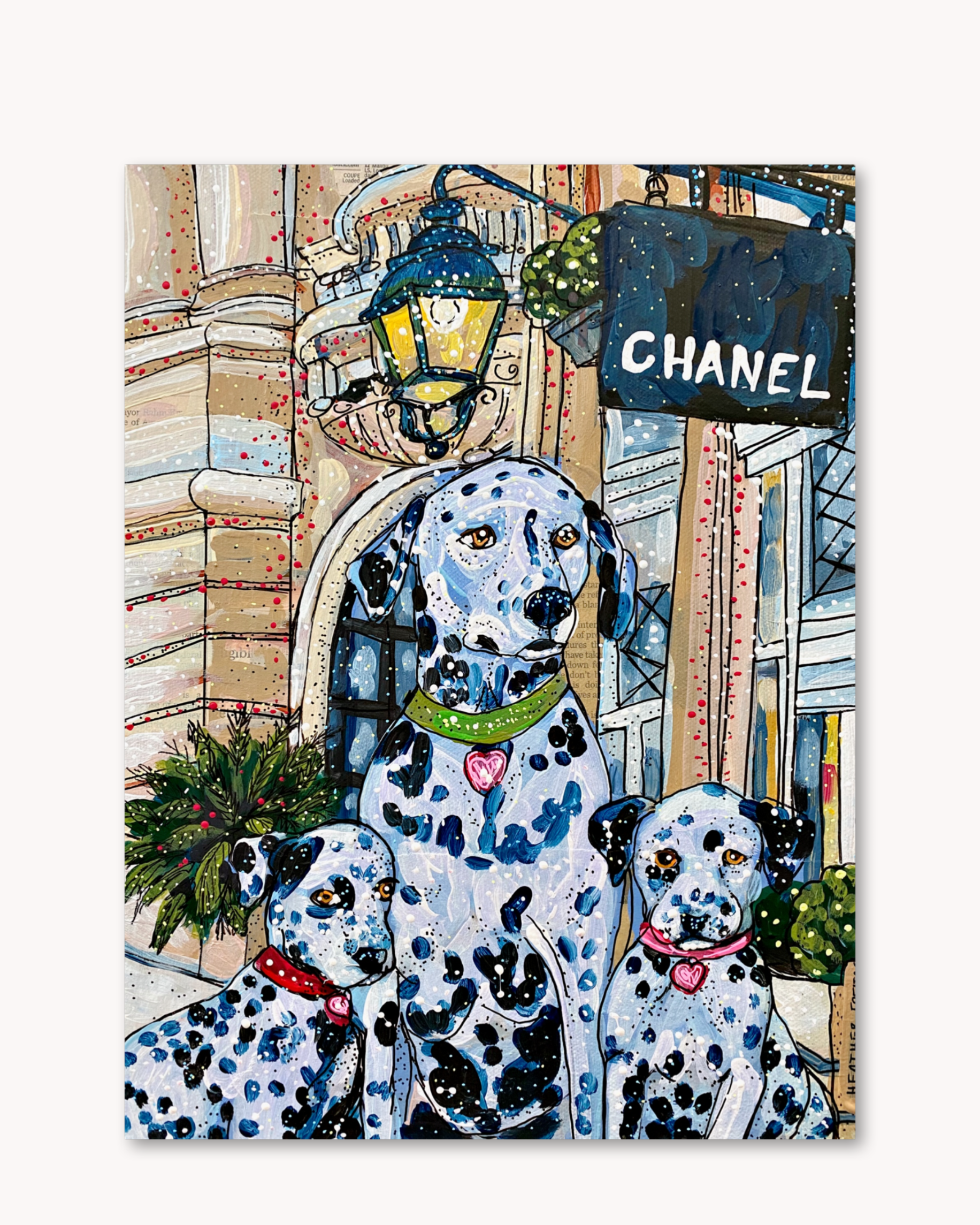 Dapper Dalmations - Economy Print
