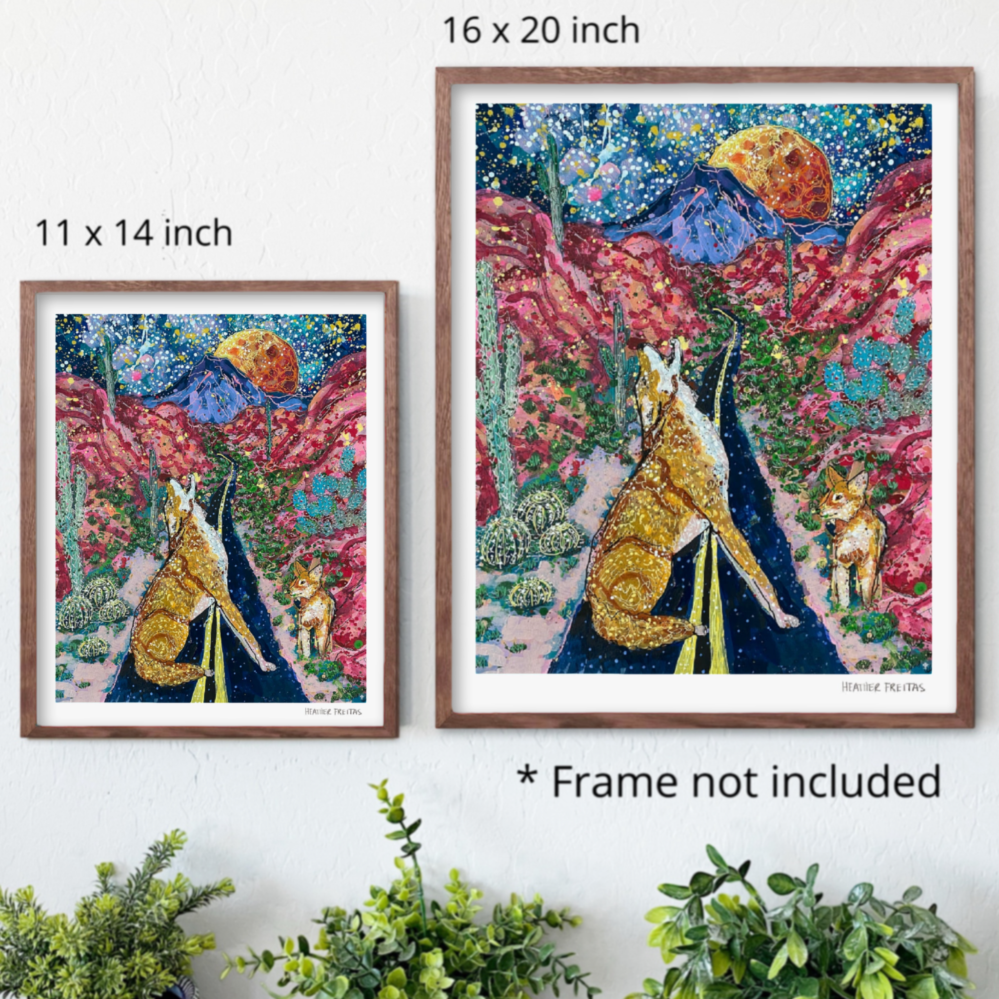 Dawn Desert Pollinators Fine Art Print