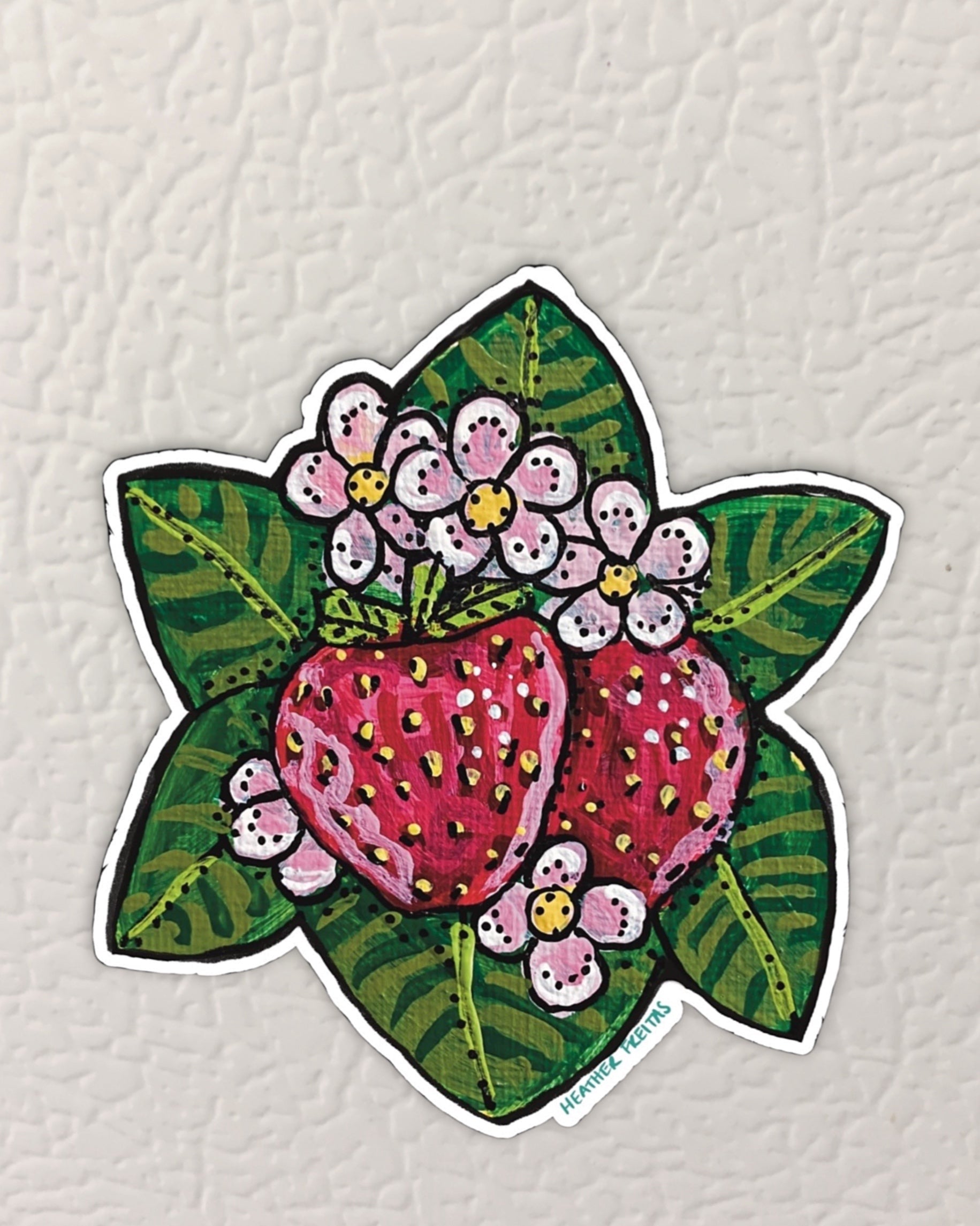 Strawberry Magnet ( Die-Cut )