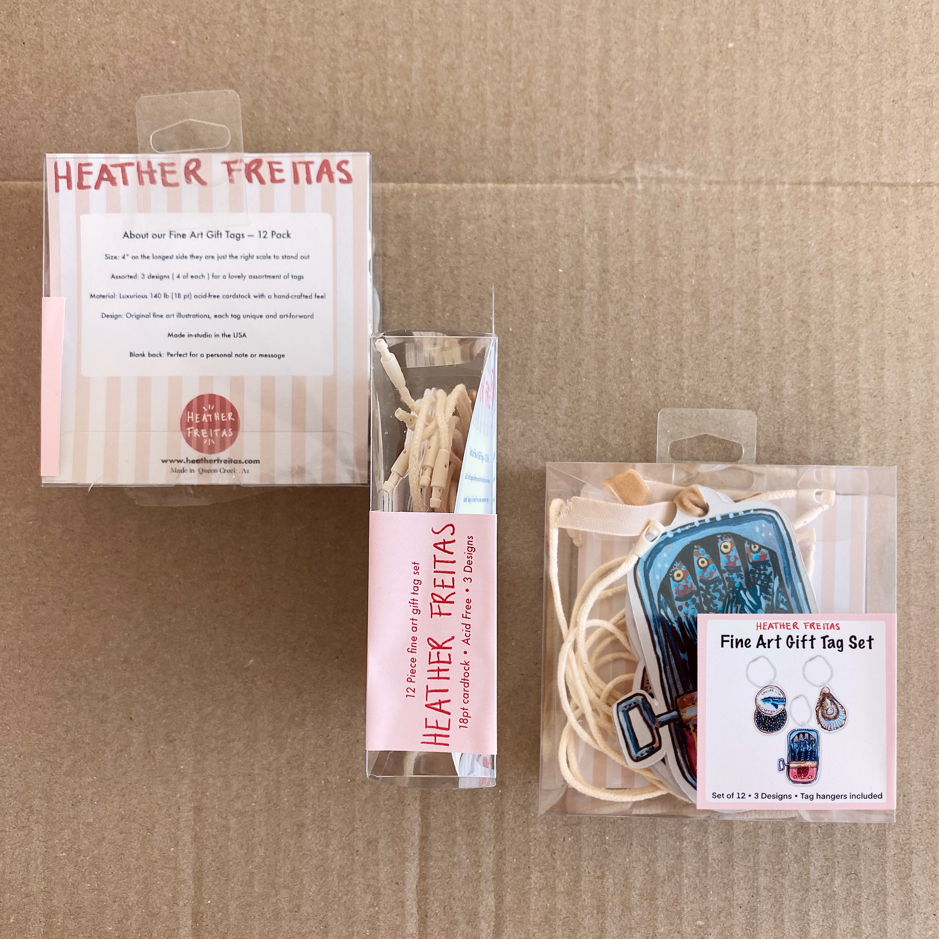 Caviar Fine Art Gift Tags ( 12 pack )