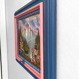 Siren song ( Original Painting - Painted Thrifted Painting ) - Heather Freitas - fine art home deccor