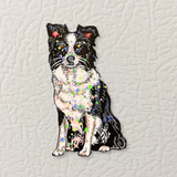 Border Collie Magnet ( Die-Cut )