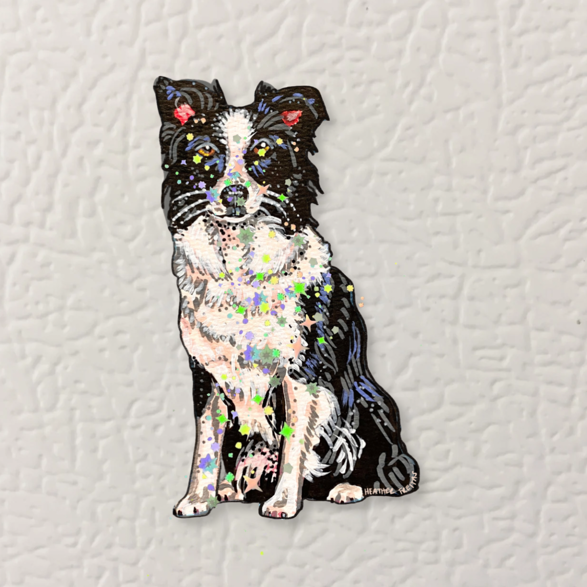 Border Collie Magnet ( Die-Cut )