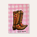 Cowgirl Boots Mini Fine Art Print