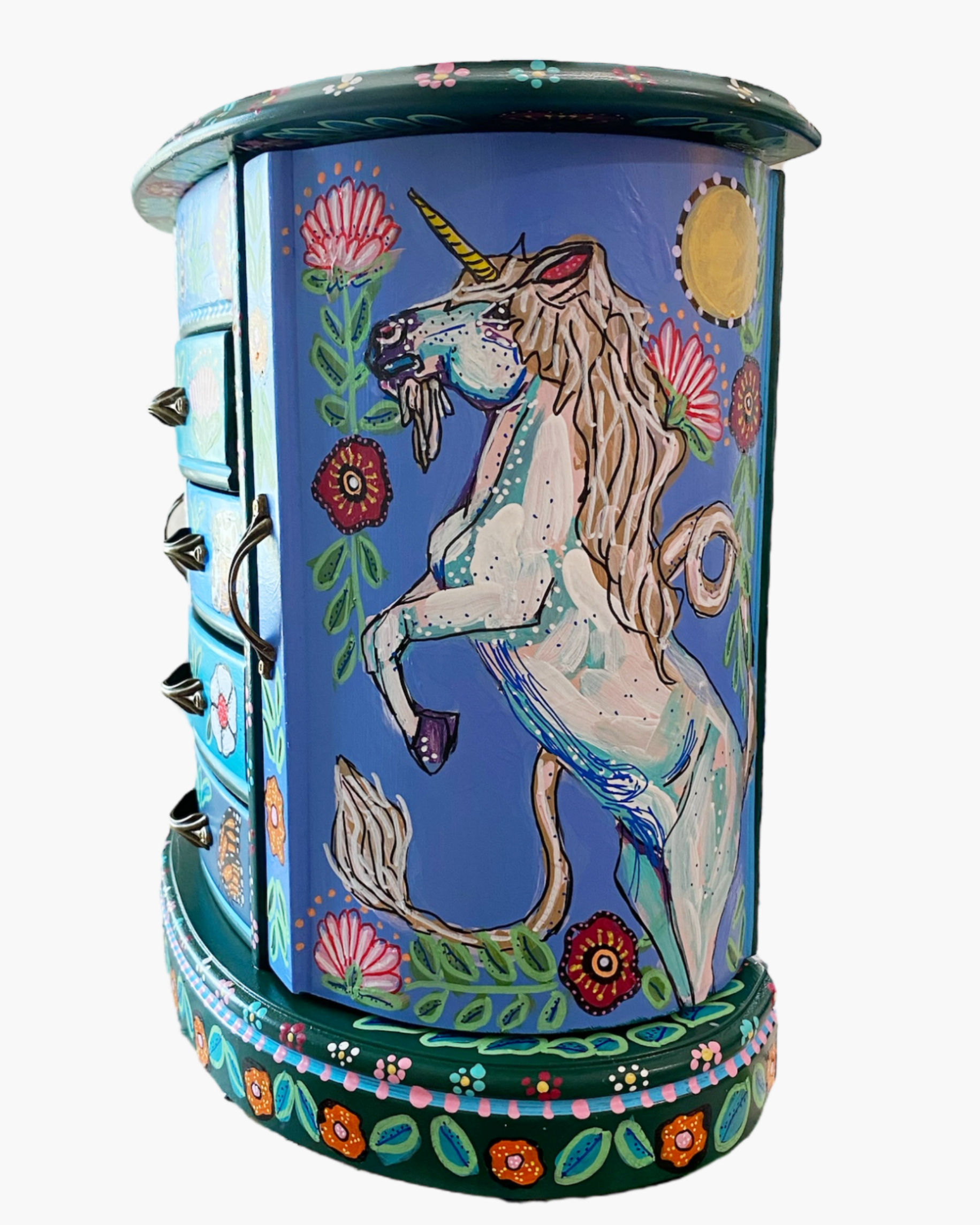 Custom Painted Jewelry Box