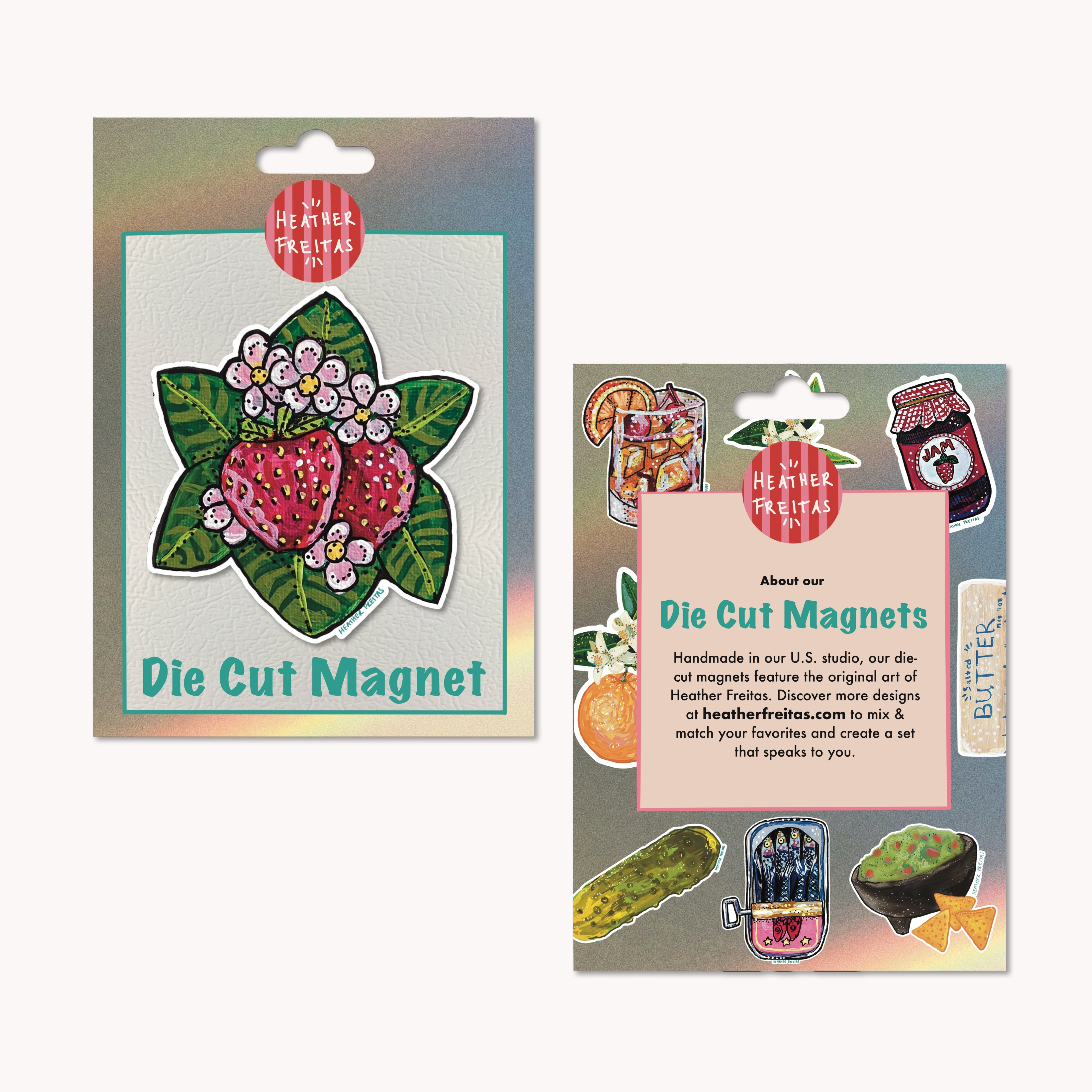 Strawberry Magnet ( Die-Cut )