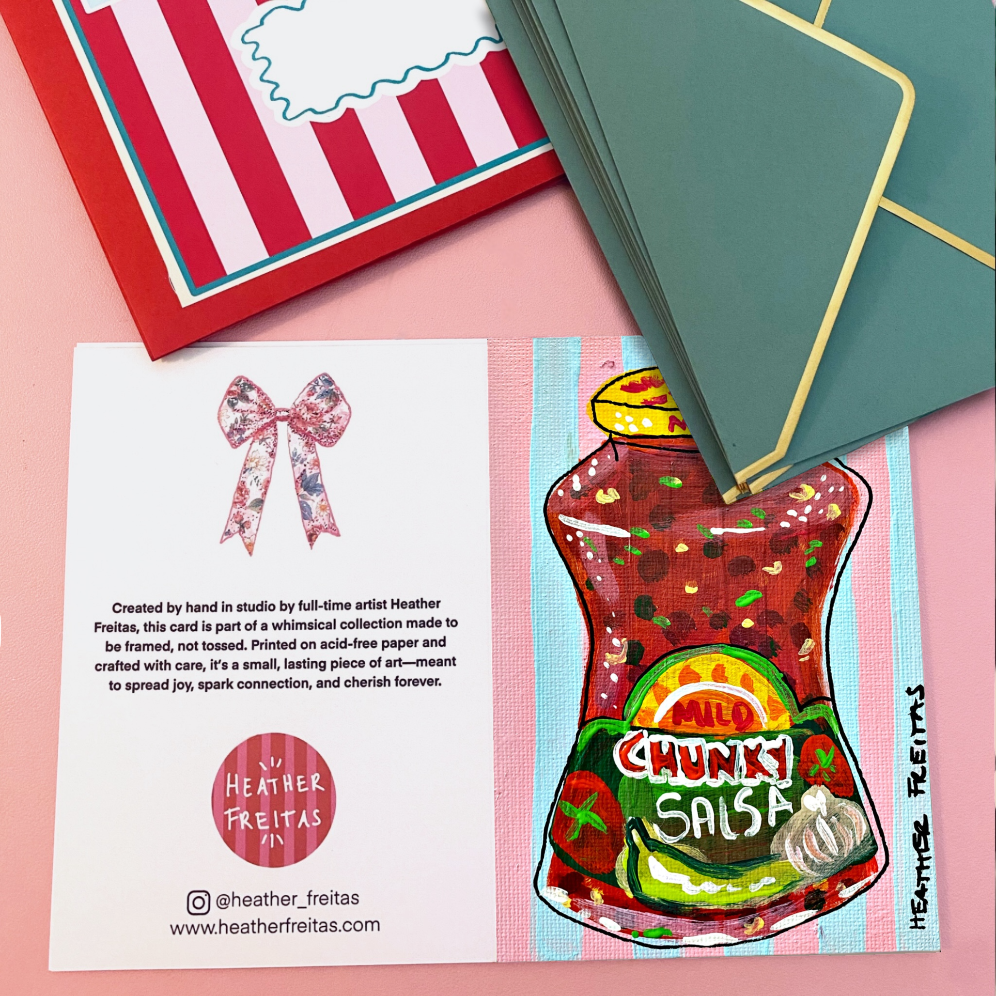 Mild Salsa - Greeting Card / Fine Art Print