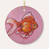 Goldfish Ceramic Ornament