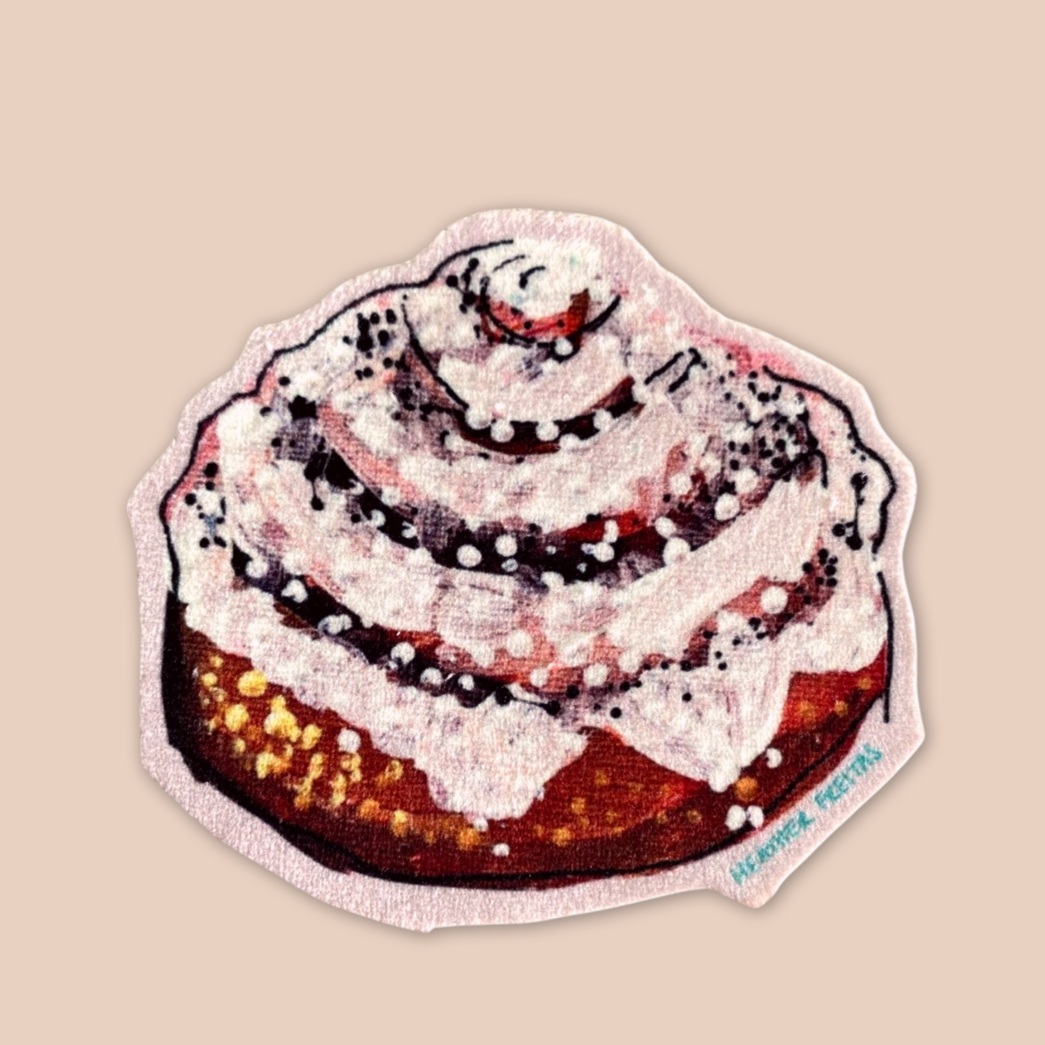 Cinnamon Roll - Sew On Velveteen Patch