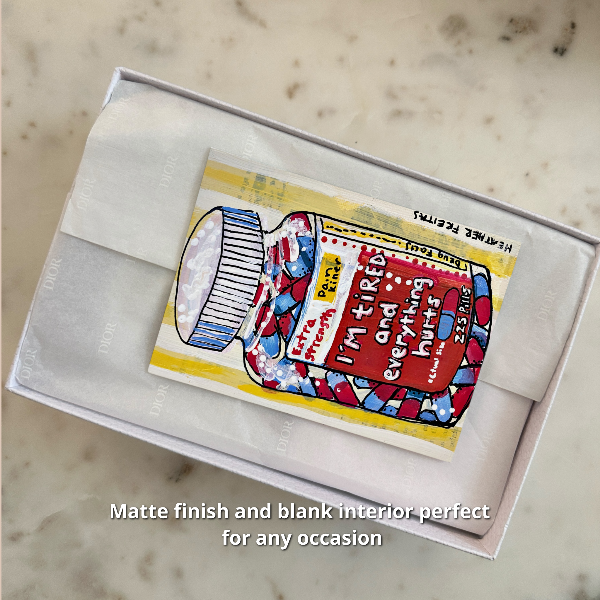 I’m Tired And Everything Hurts - Greeting Card / Fine Art Print