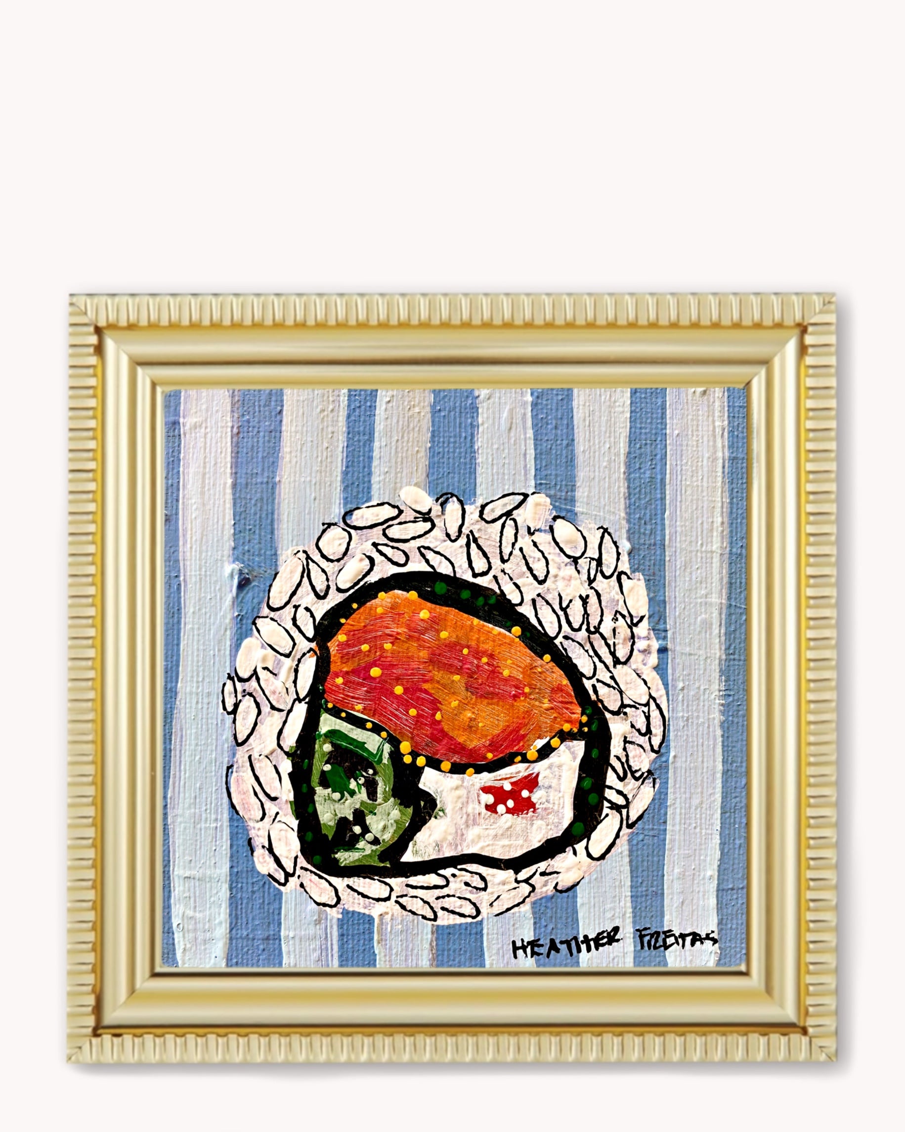 Philadelphia Roll Framed Magnet ( Medium )