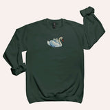 Swan Unisex Crew Neck Sweatshirt