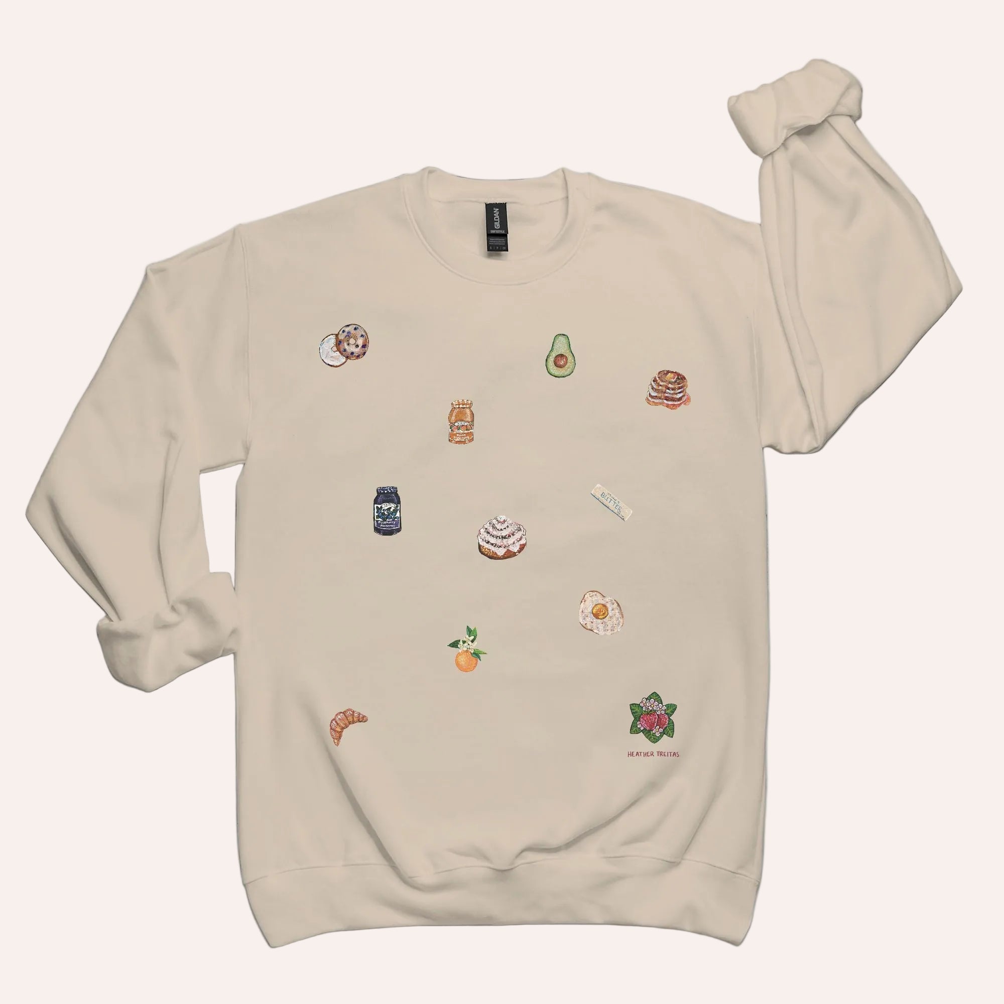 Breakfast Unisex Crew Neck Sweatshirt