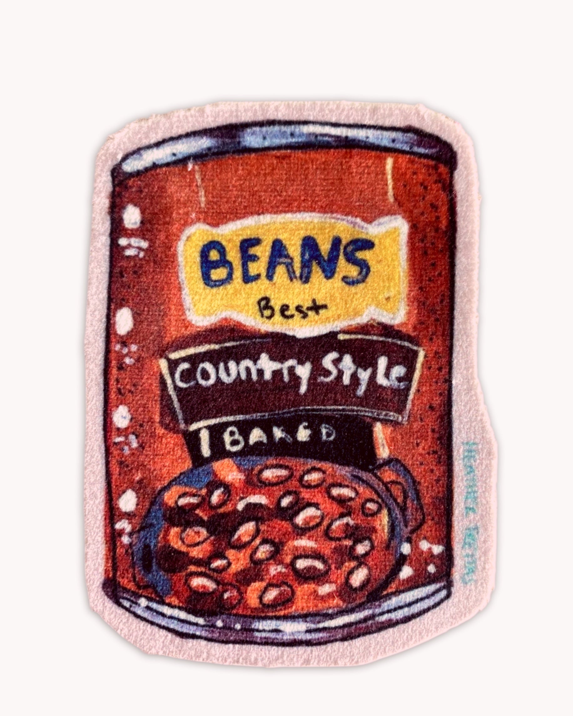 Baked Beans - Sew On Velveteen Patch