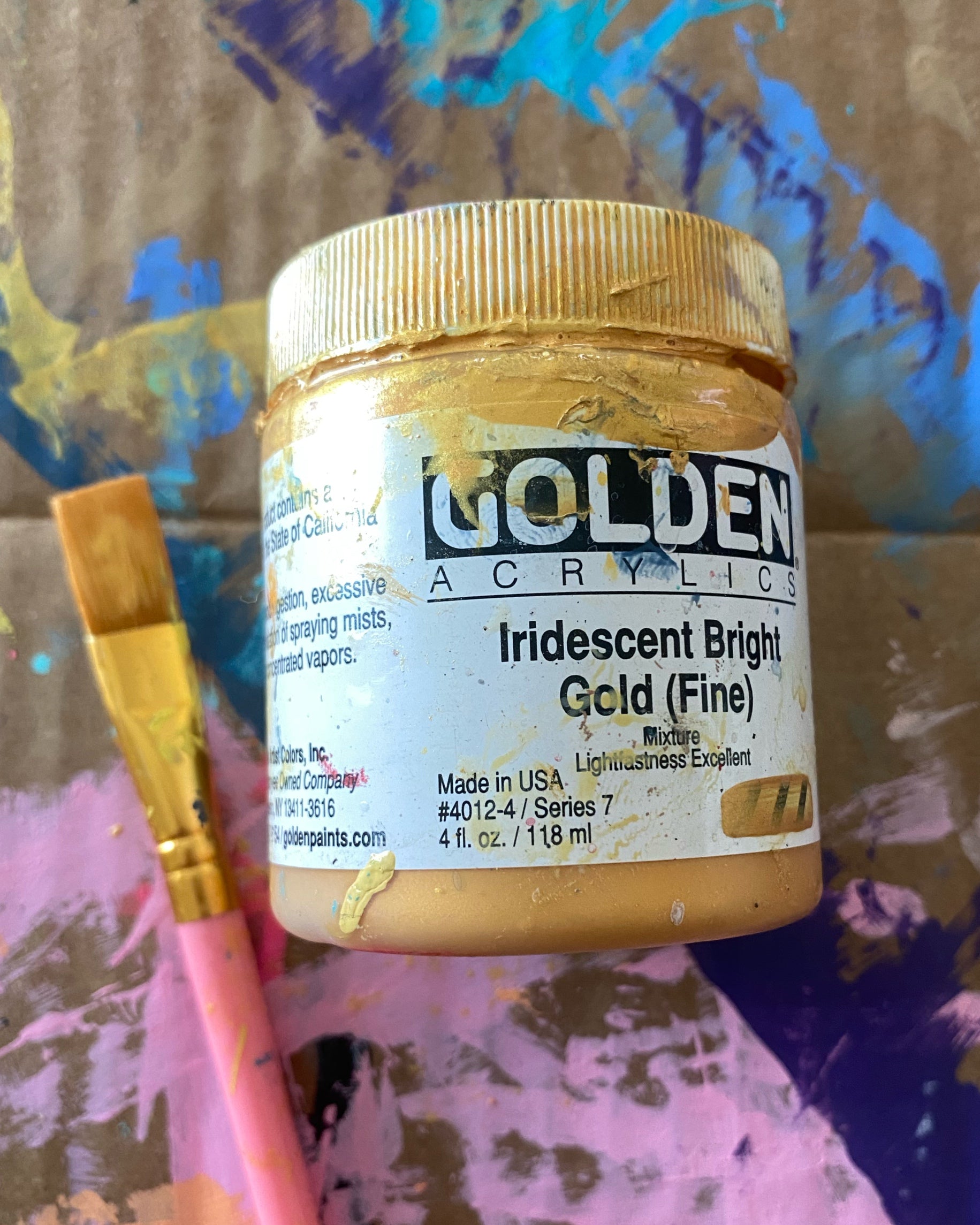Painted Gold embellishments
