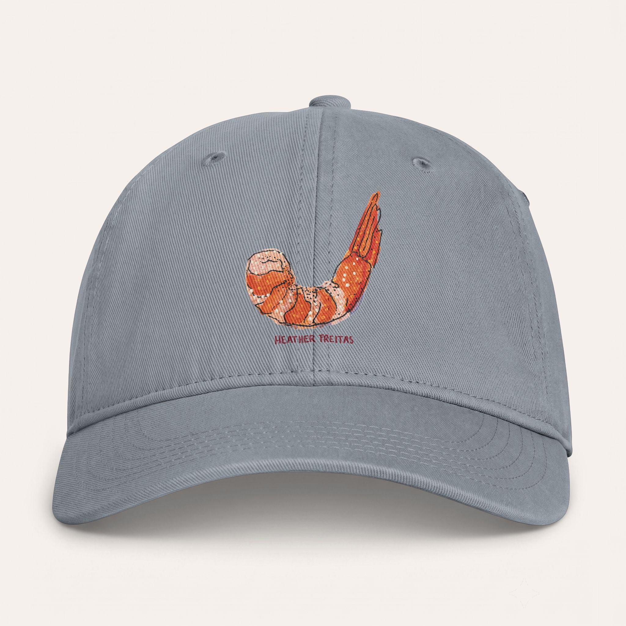 Shrimp Washed Cotton Cap