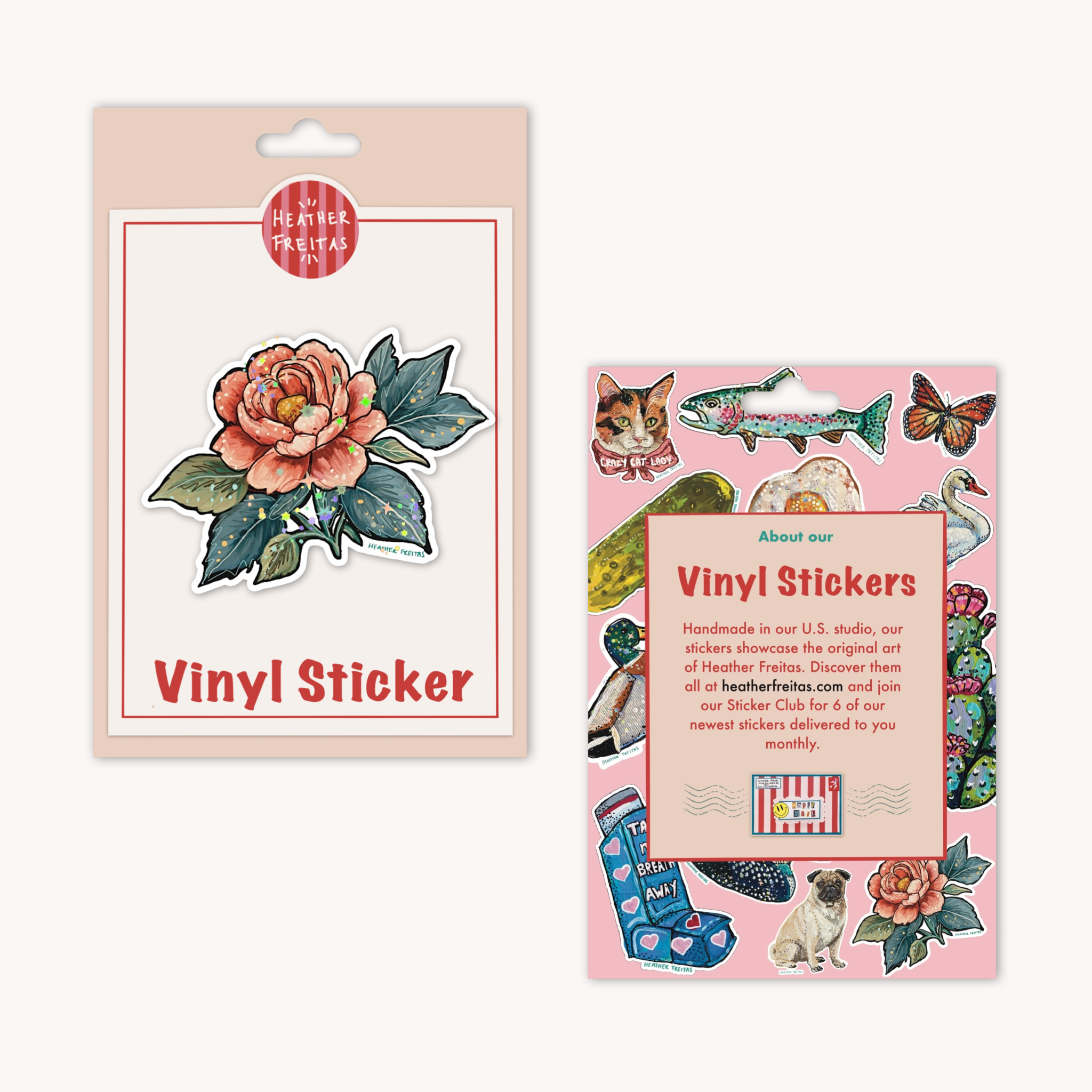 Blush Rose Sticker