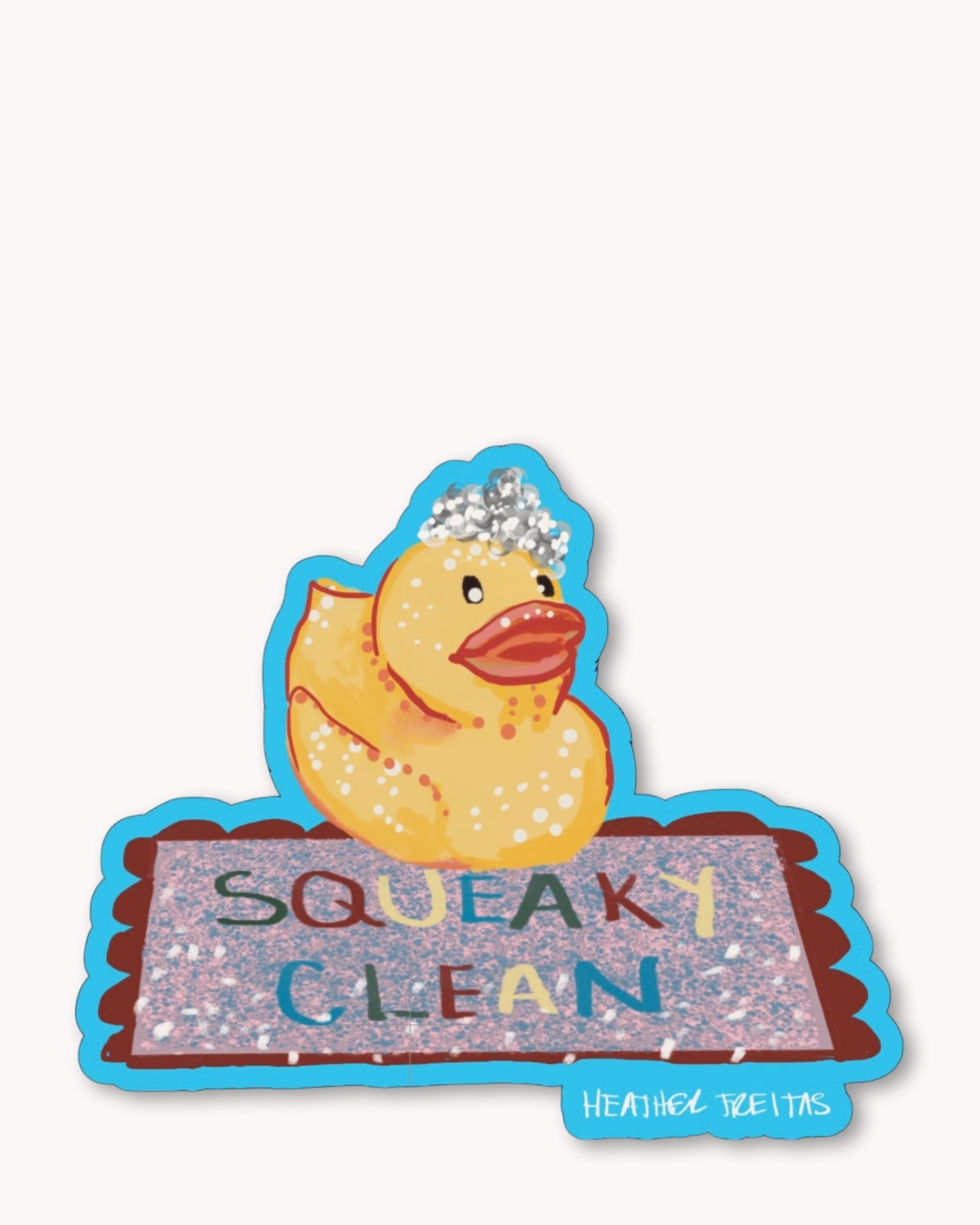 Squeaky Clean Sticker