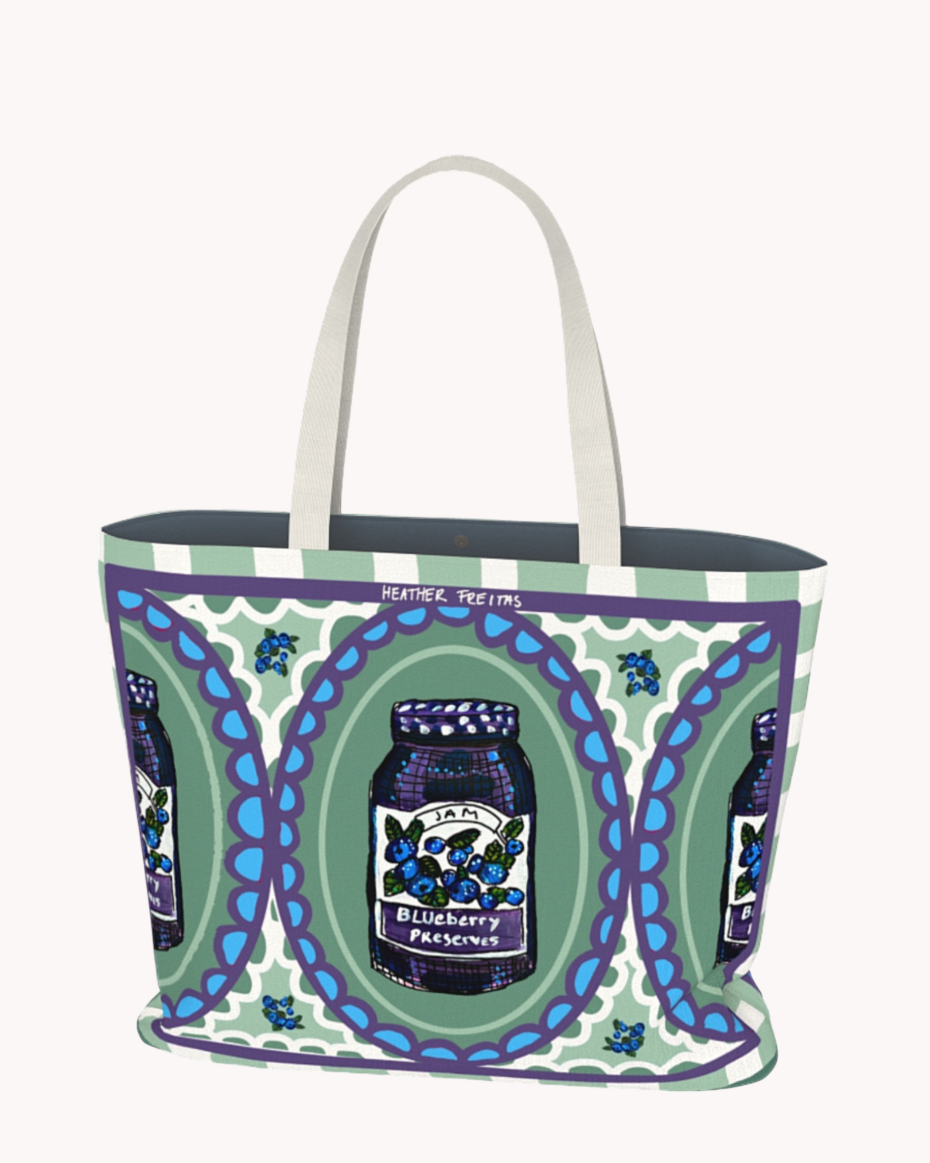 Blueberry Jam Reverie Tote