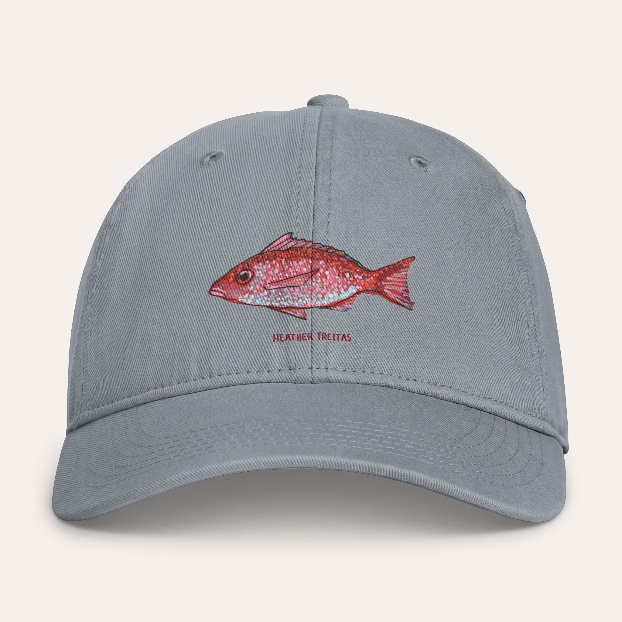 Red Snapper Washed Cotton Cap