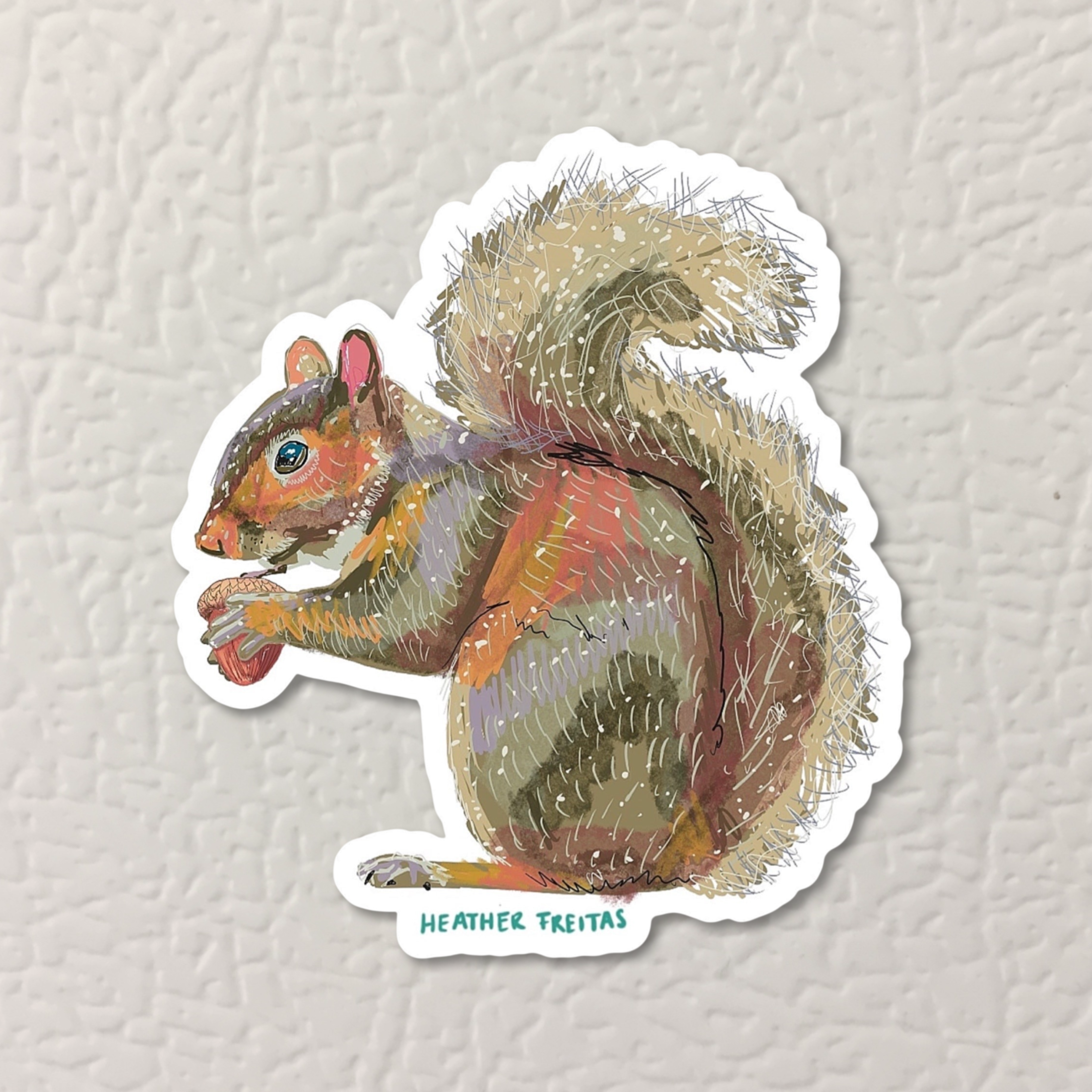 Squirrel Magnet ( Die-Cut )
