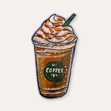 Frappe Coffee Vinyl Sticker