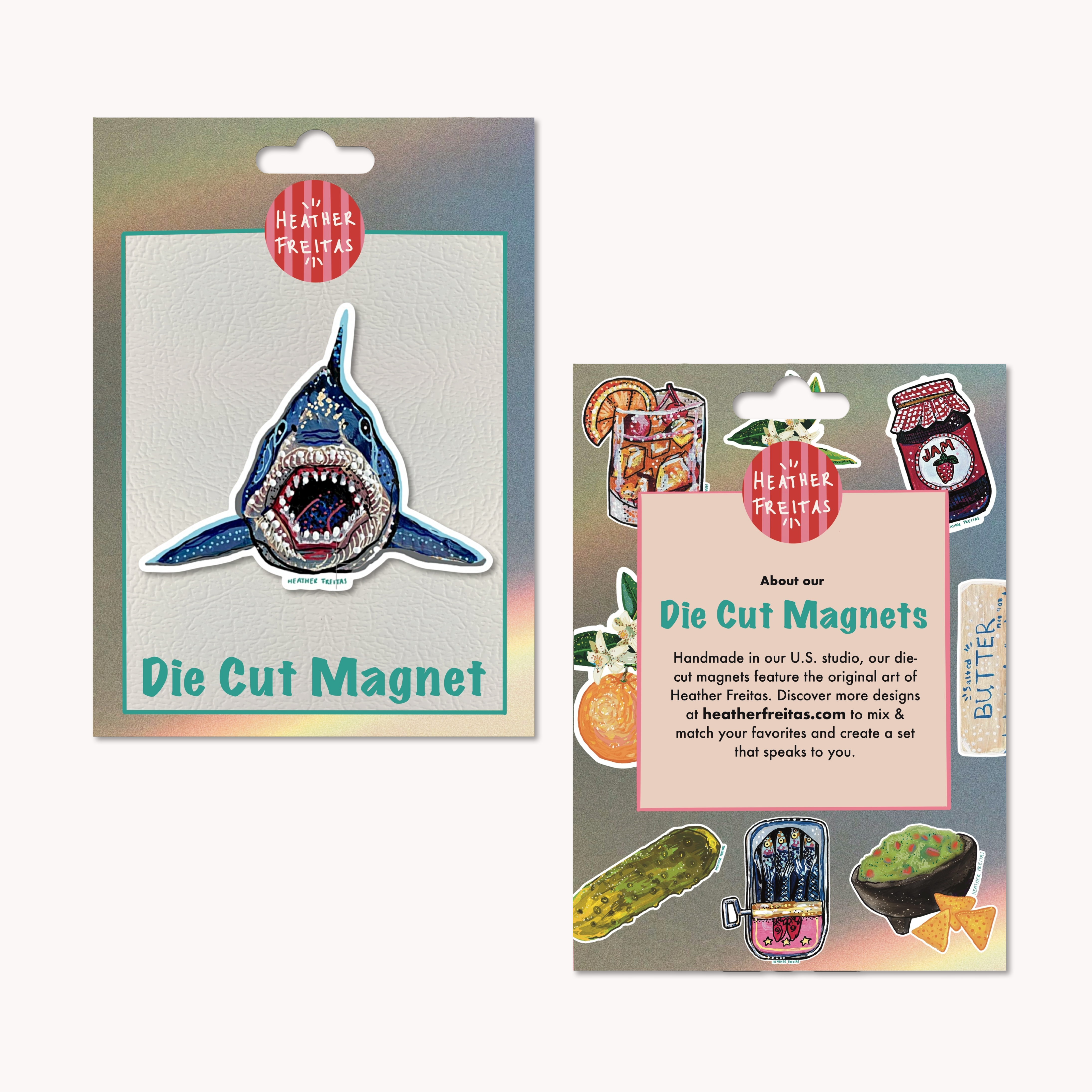 Great White Shark Magnet ( Die-Cut )