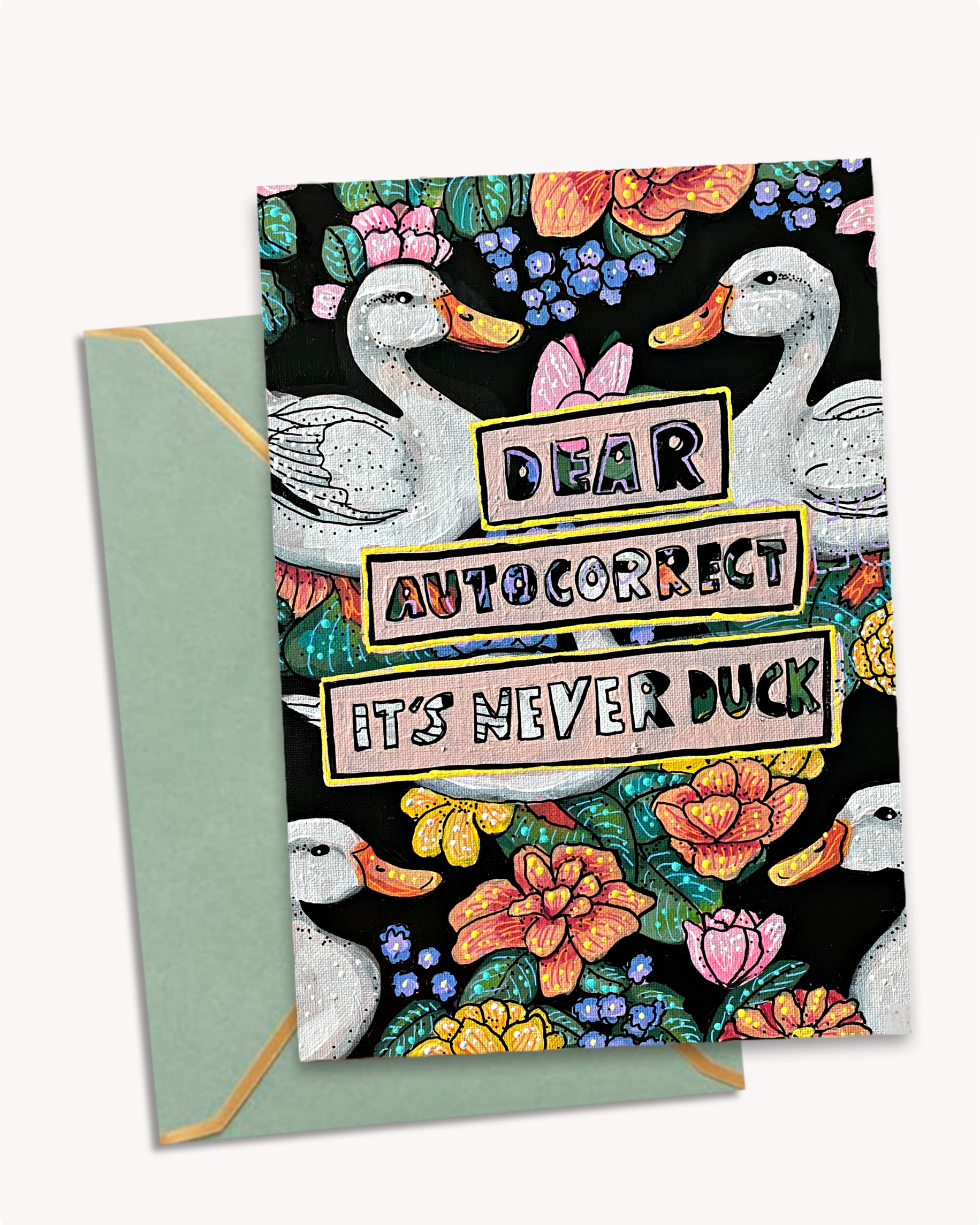 Dear Autocorrect - Greeting Card / Fine Art Print