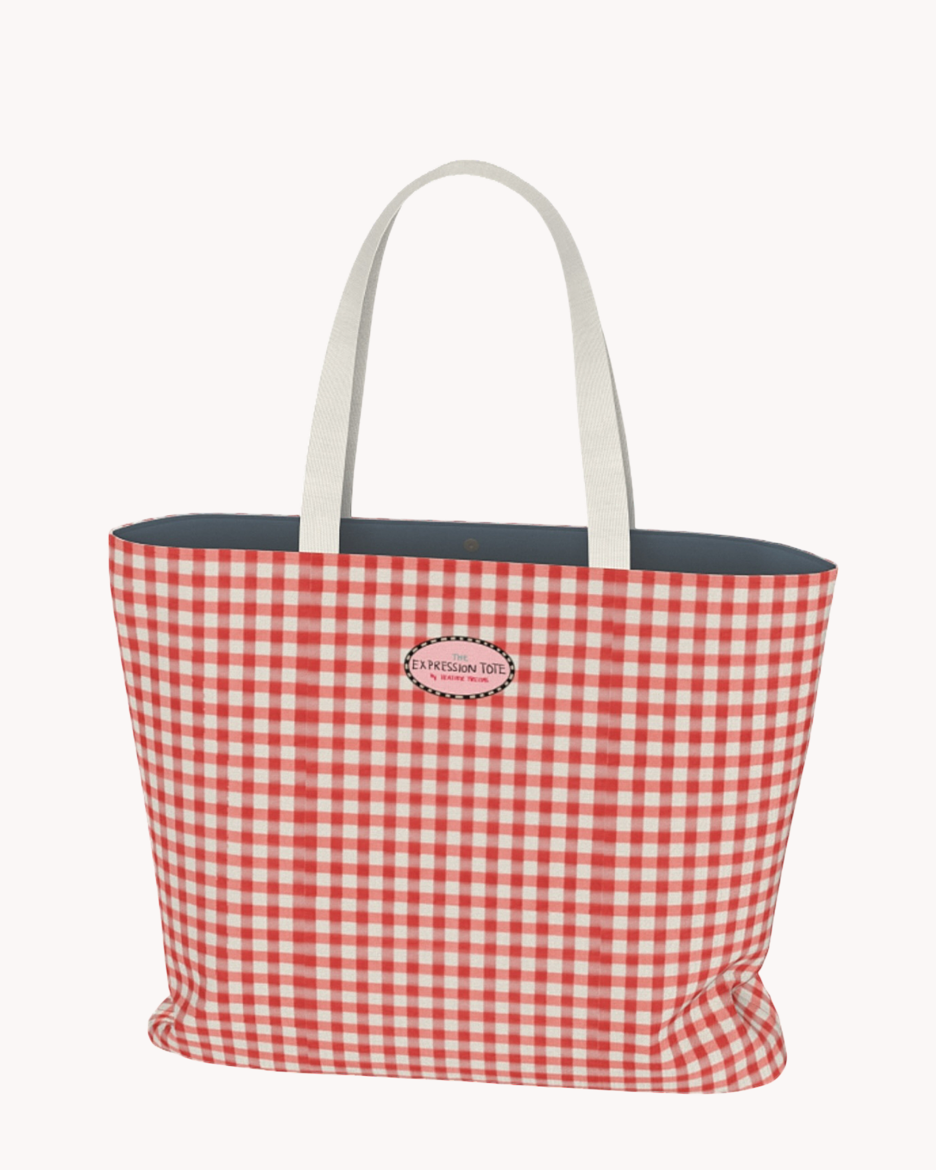 Red Gingham Expression Tote
