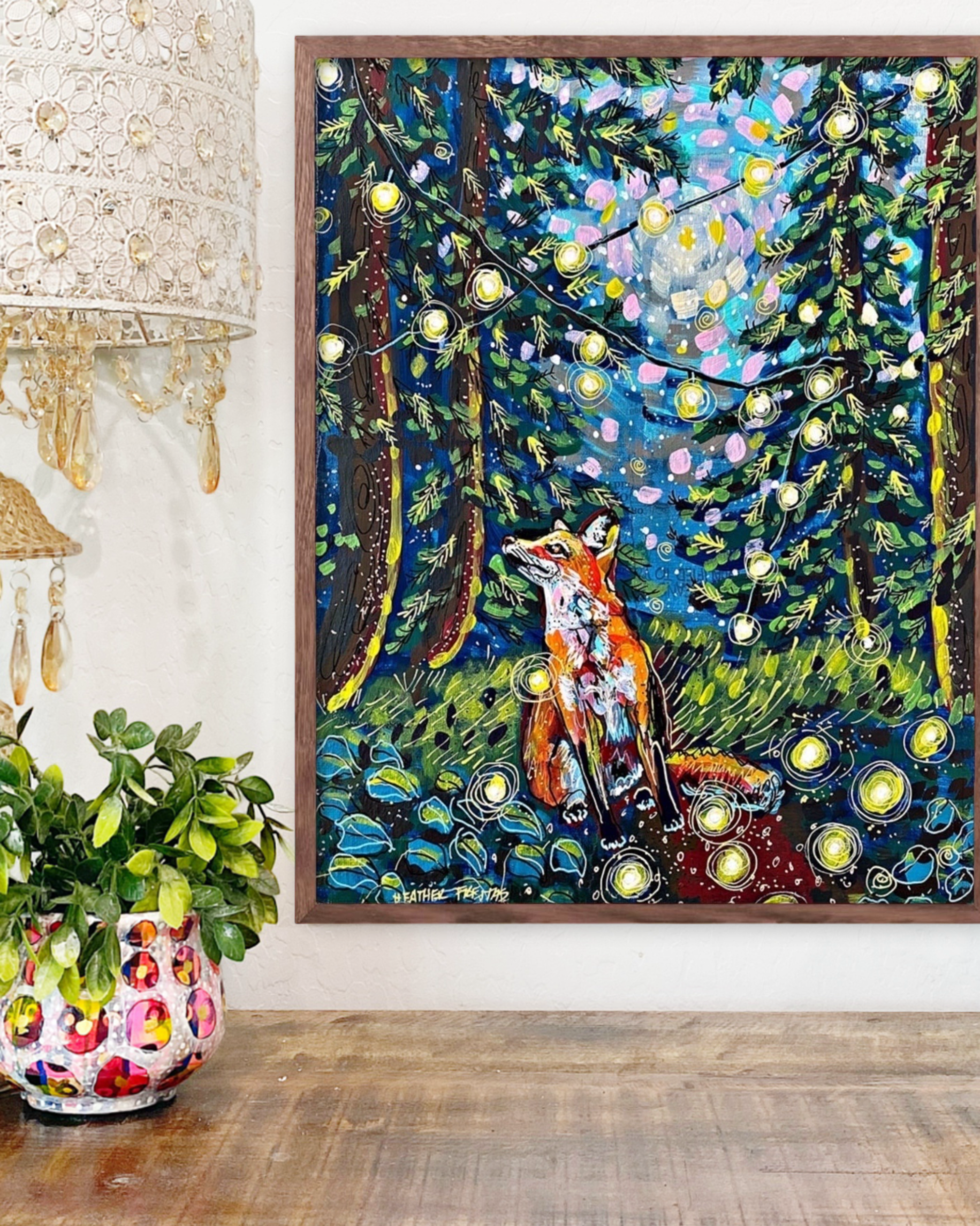Moody Forest Fox - Limited Edition Print