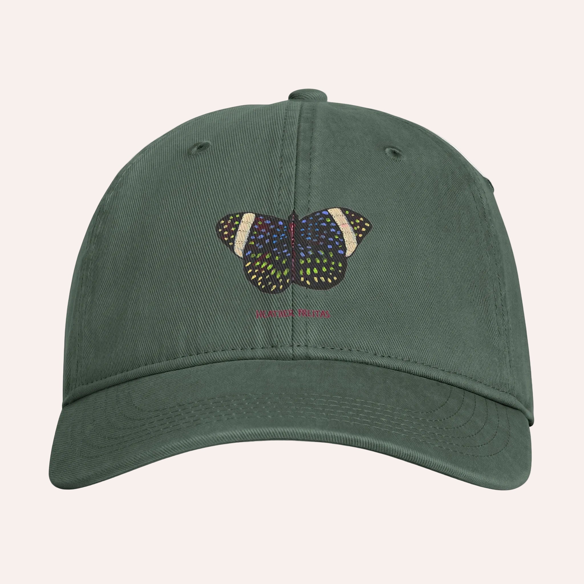 Starry Night Cracker Butterfly Washed Cap
