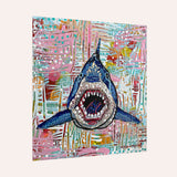Pastel Great White Mini Art Print