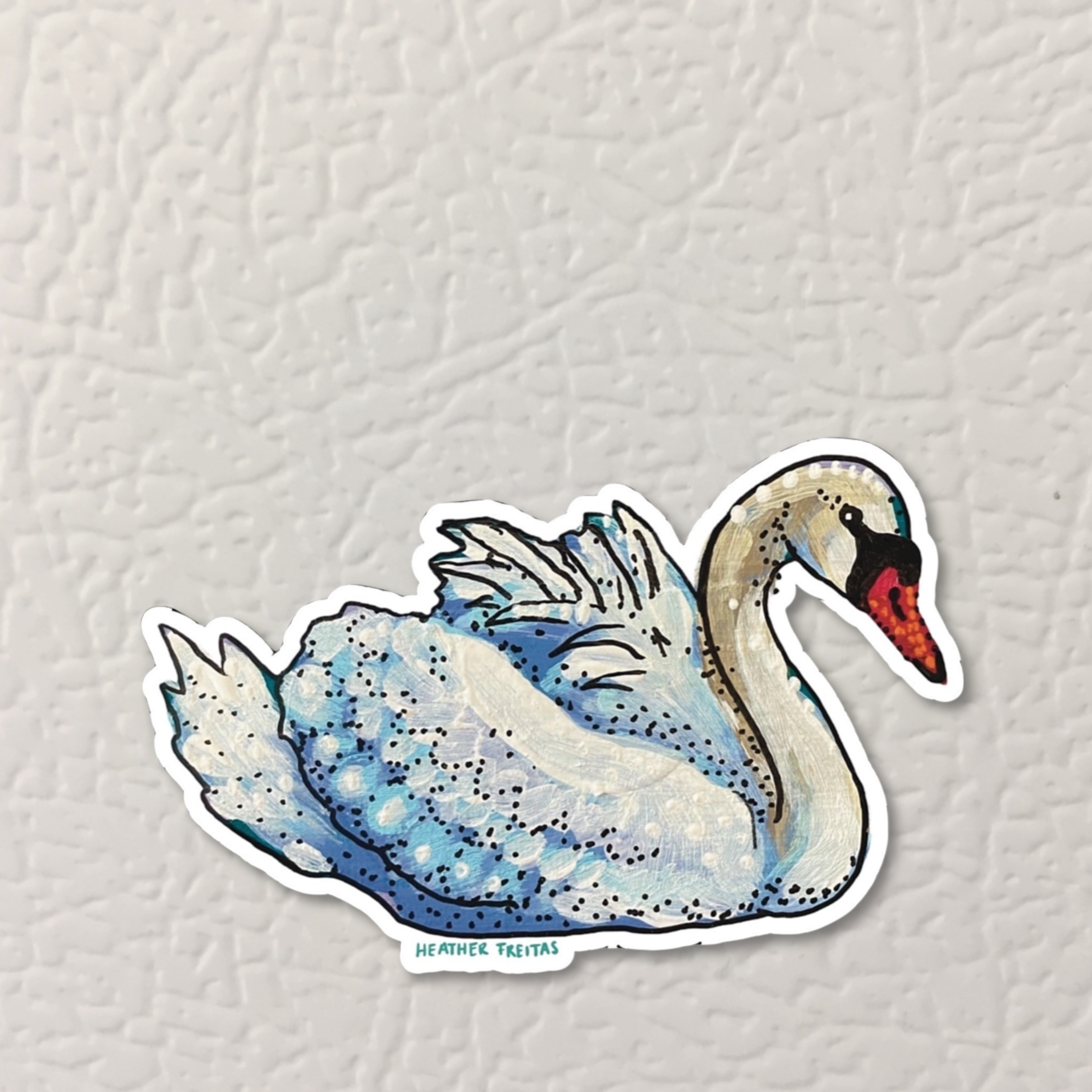 Swan Magnet ( Die-Cut )
