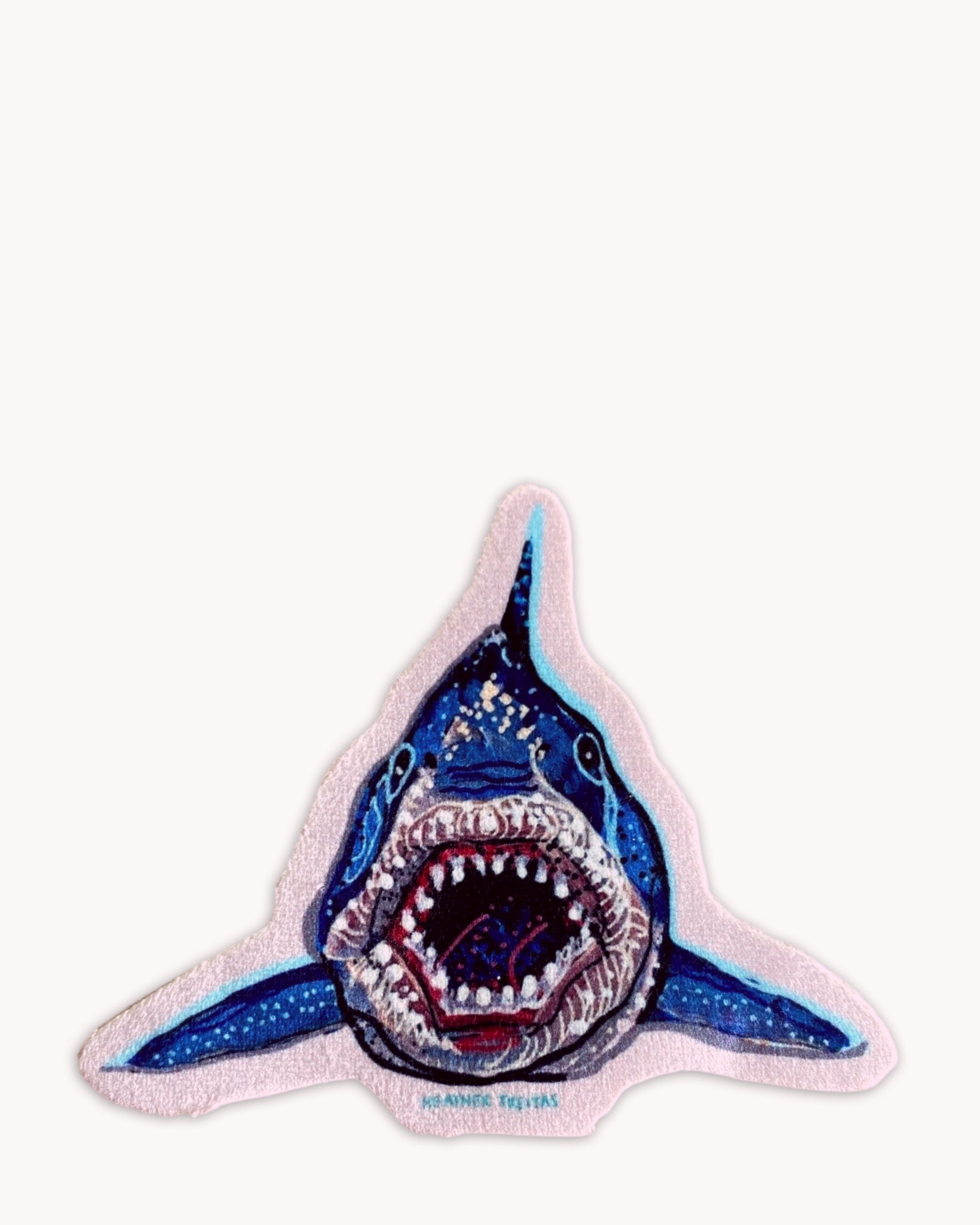Great White Shark - Sew On Velveteen Patch