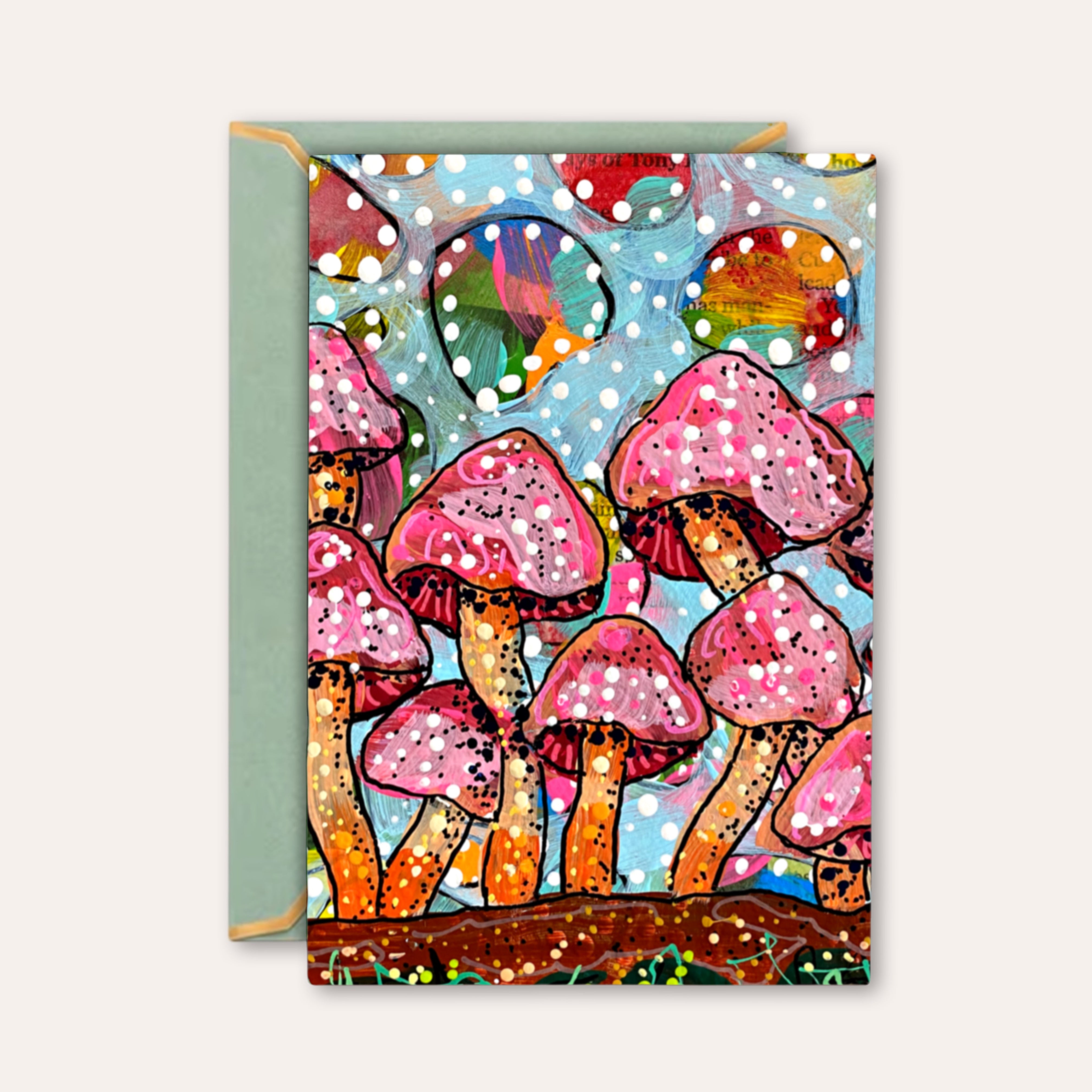 Cotton Candy Caps - Greeting Card / Fine Art Print