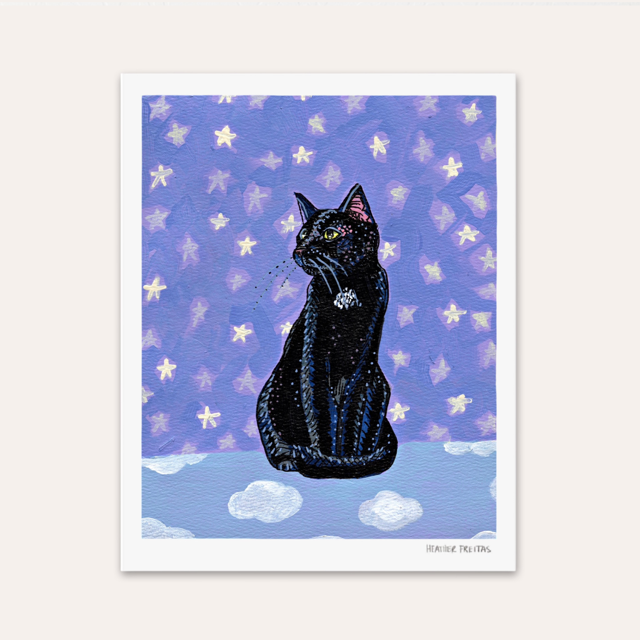 Bombay Cat Hand Signed Fine Art Print
