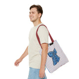 Blue Ribbon Tote Bag