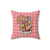 Old Fashioned Velveteen Throw Pillow