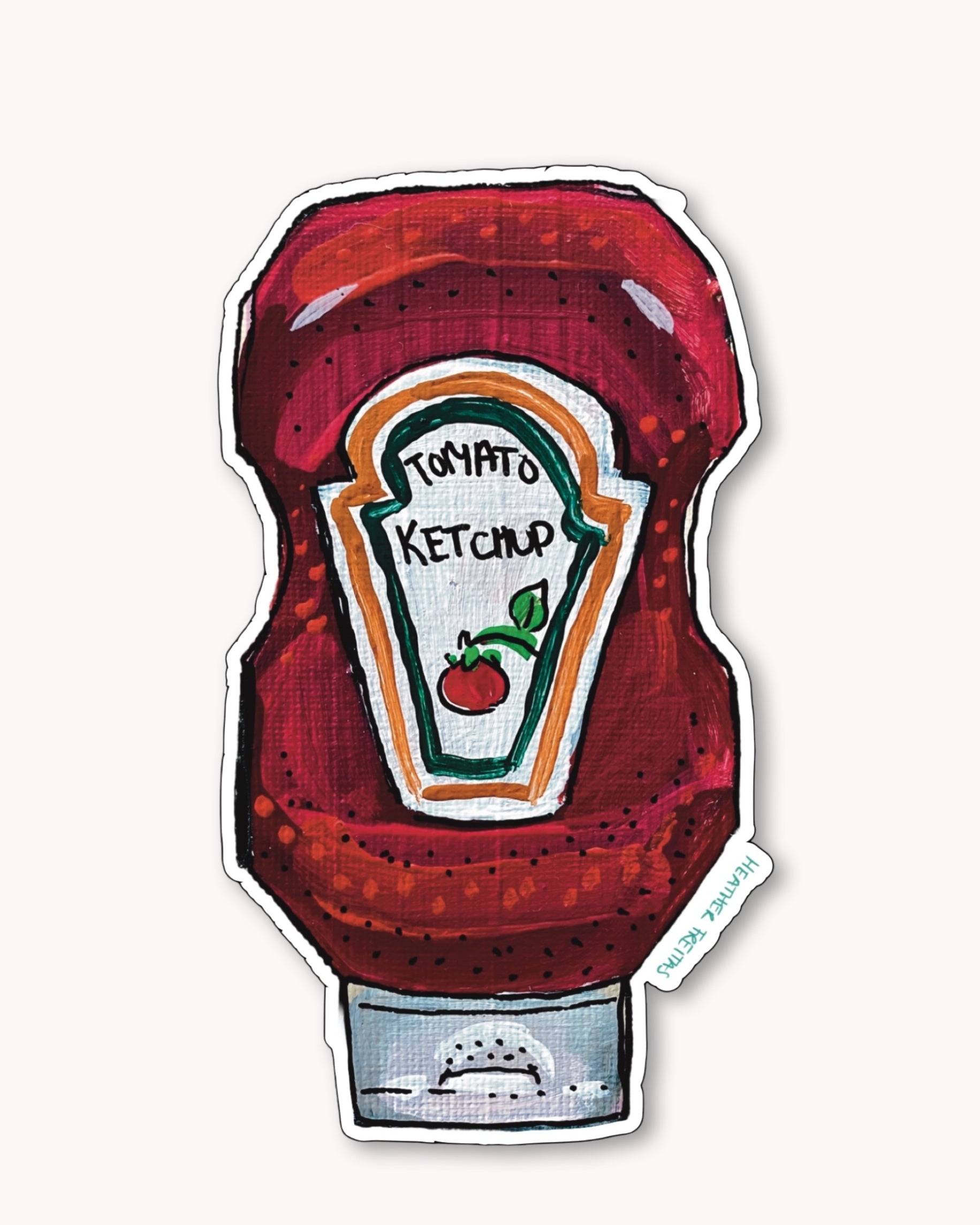 Ketchup Sticker