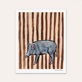 Javelina Hand Signed Fine Art Print