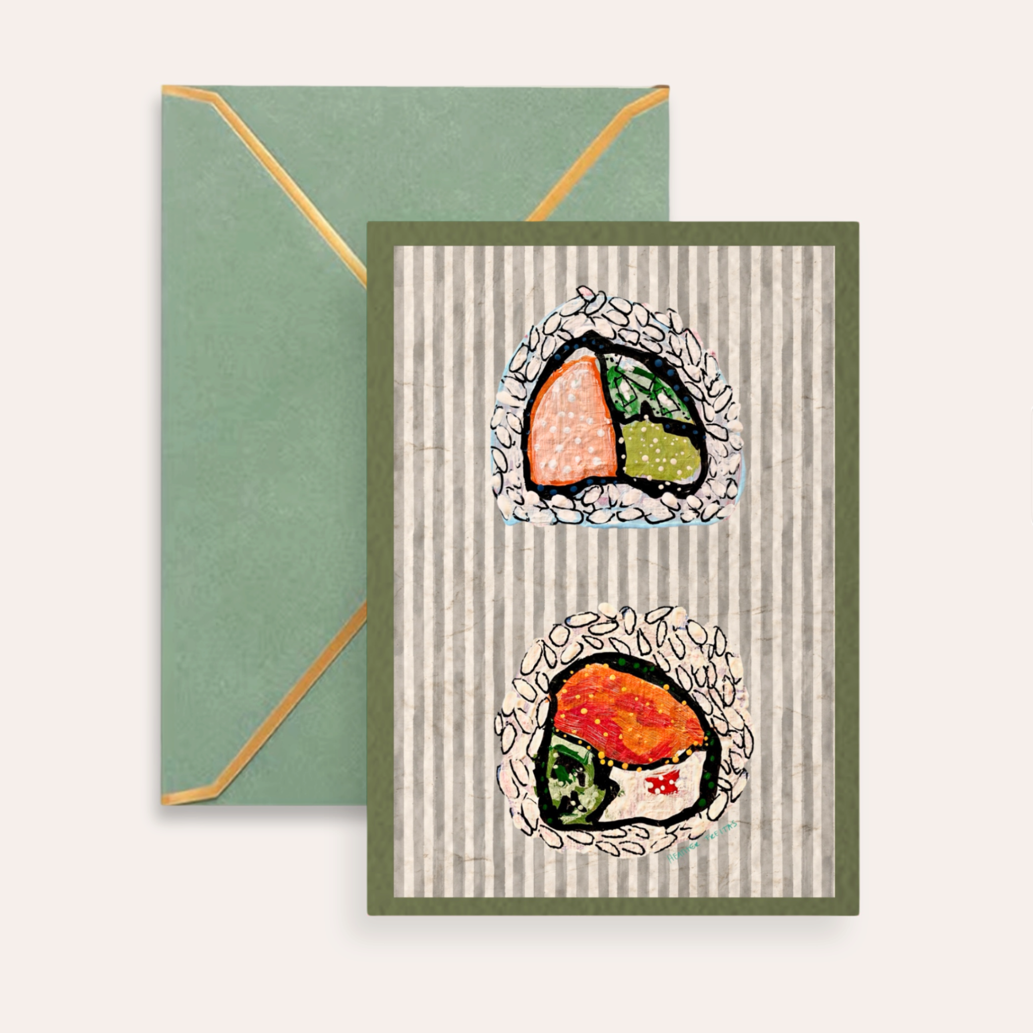 Sushi Fine Art Greeting Card