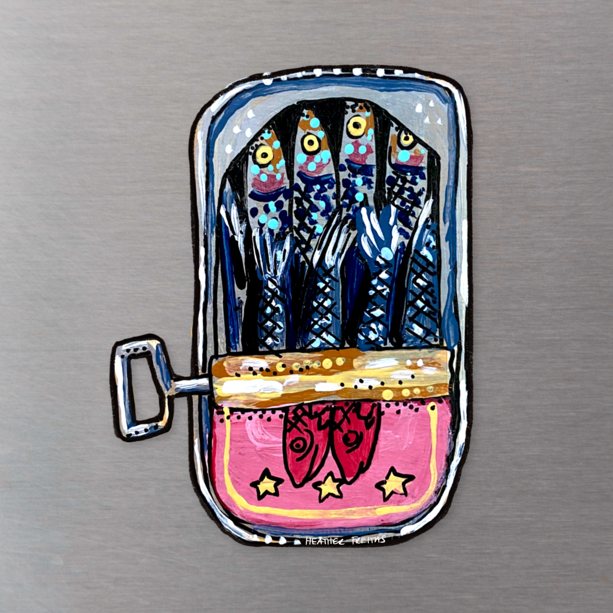 Sardines Magnet ( Die-Cut )