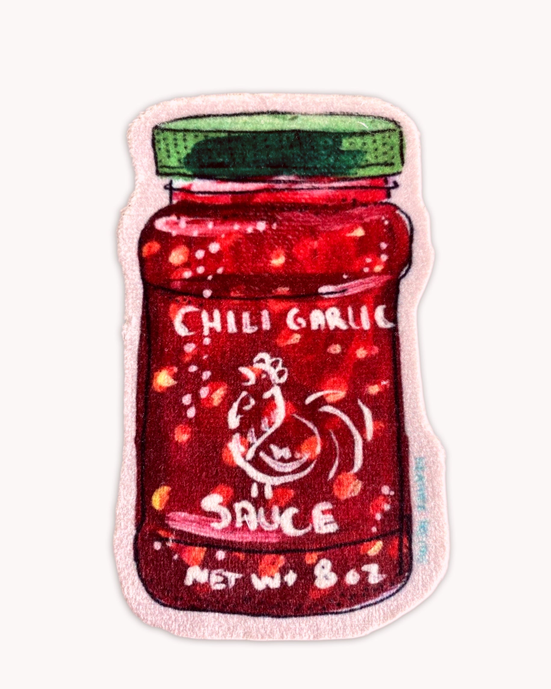 Chili Garlic Sauce - Sew On Velveteen Patch