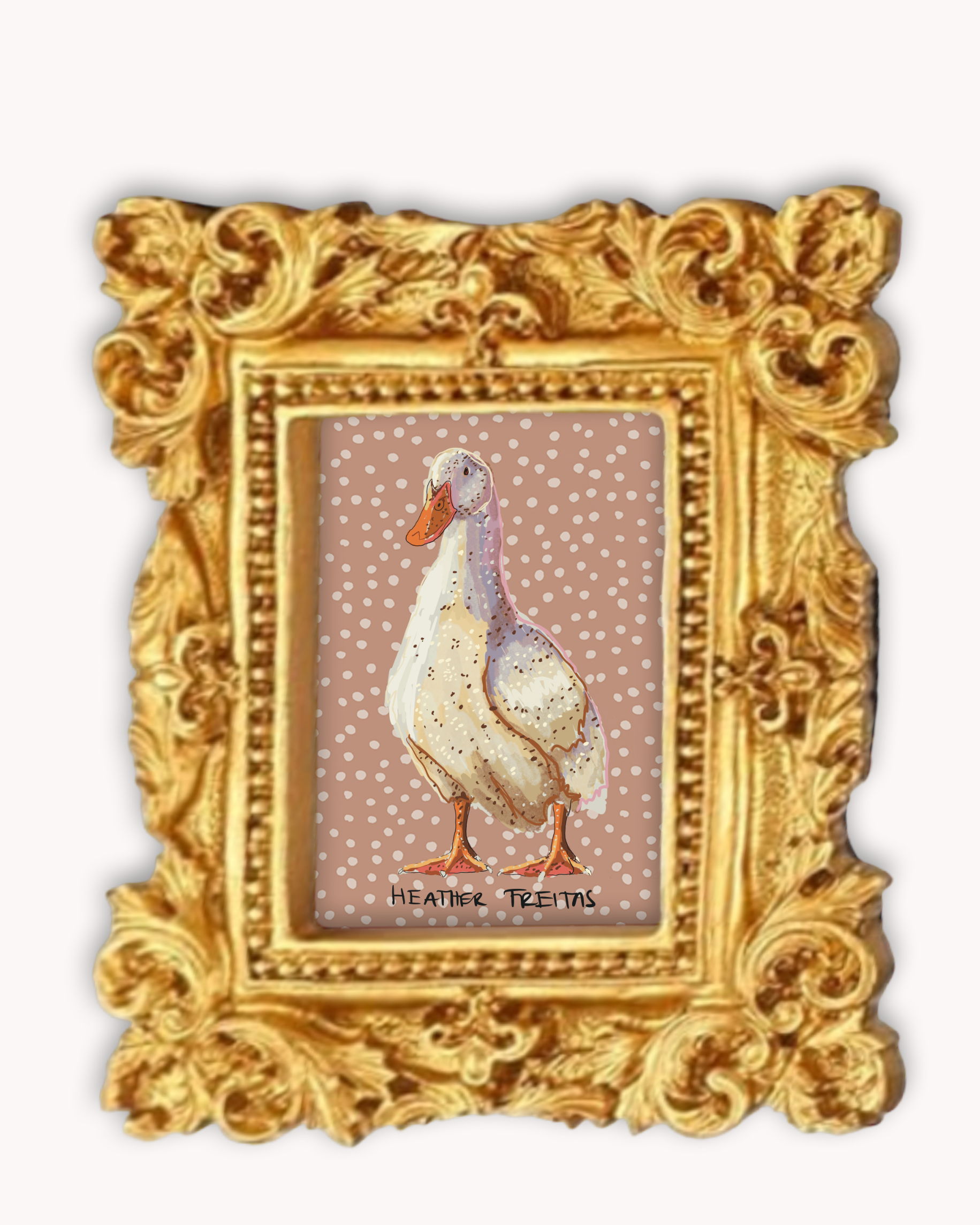 Ugly Duckling Framed Magnet ( Small )