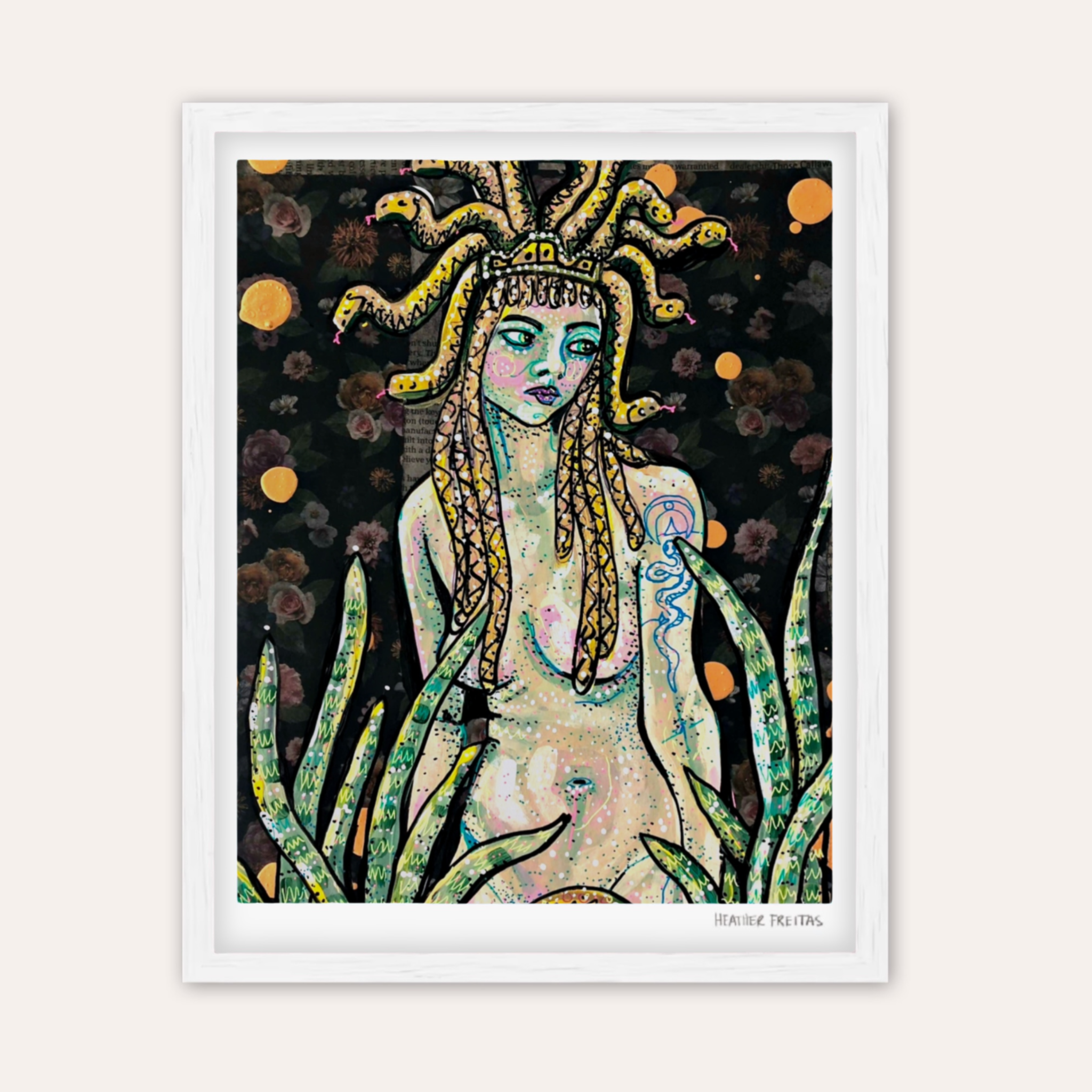 Medusa & The Sea Snake Fine Art Print