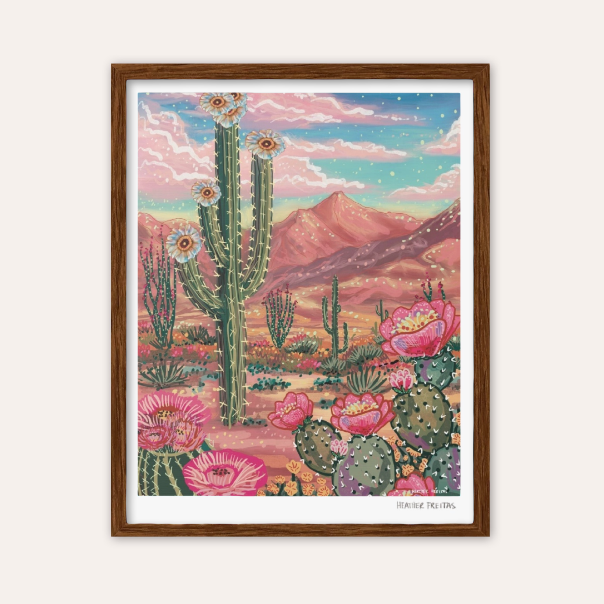 Desert Paradise Fine Art Print