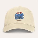 Blue Crab Washed Cotton Cap