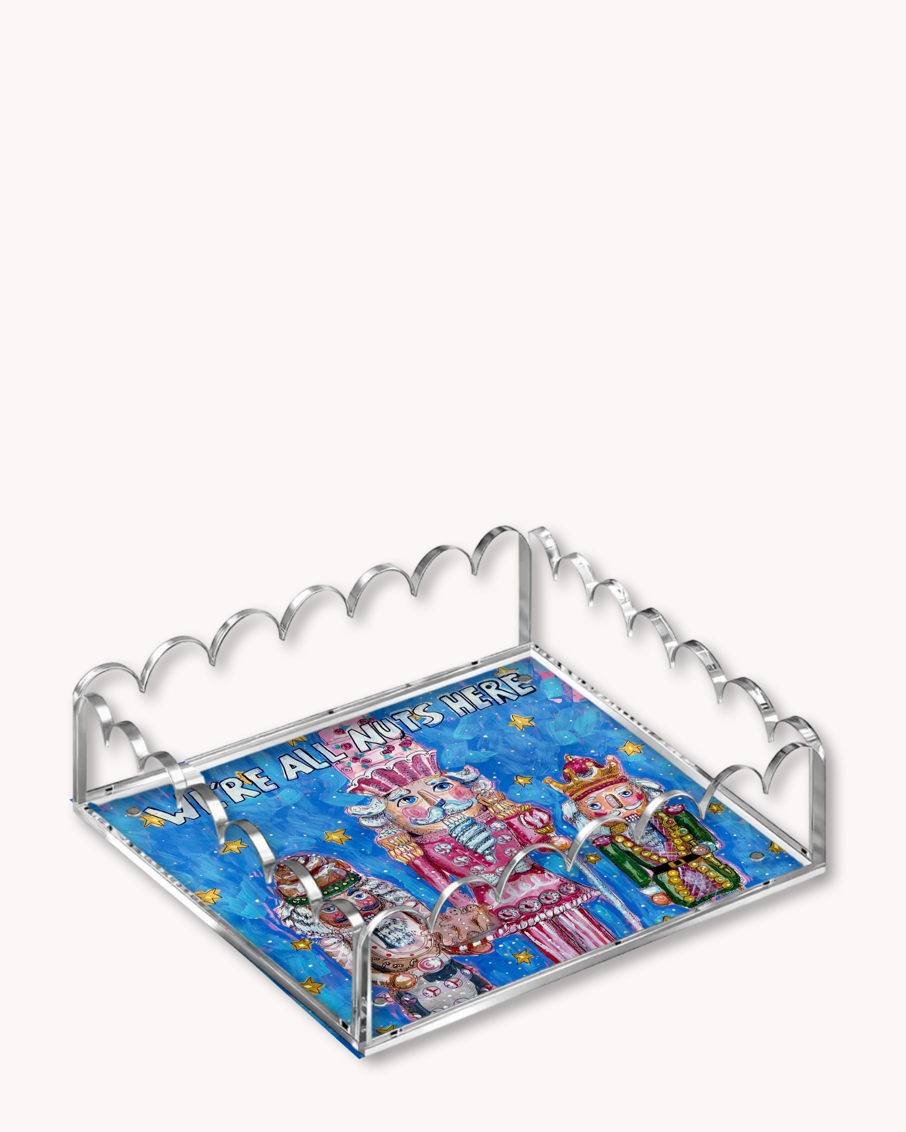 We’re All Nuts Here Acrylic Tray