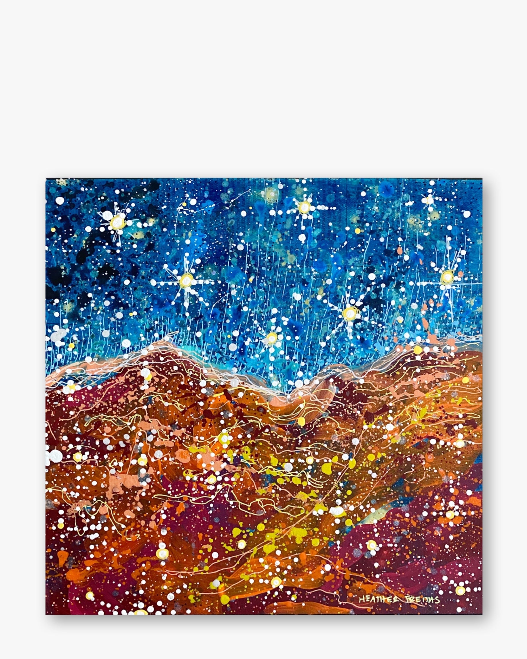 Cosmic Cloud Galaxy ( Original Painting )