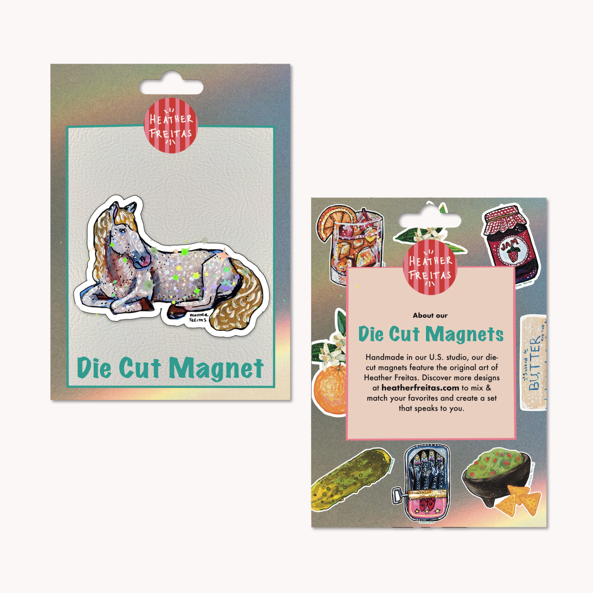 Resting Horse Magnet ( Die-Cut )